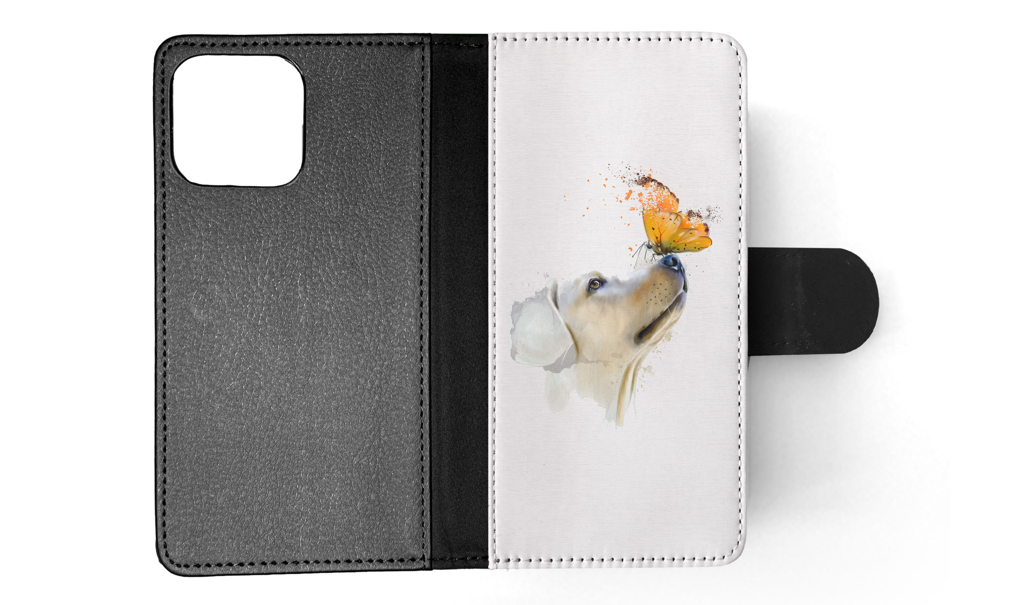 FLIP CASE FOR APPLE IPHONE|WATERCOLOUR DOG LABRADOR ART - Picture 29 of 193