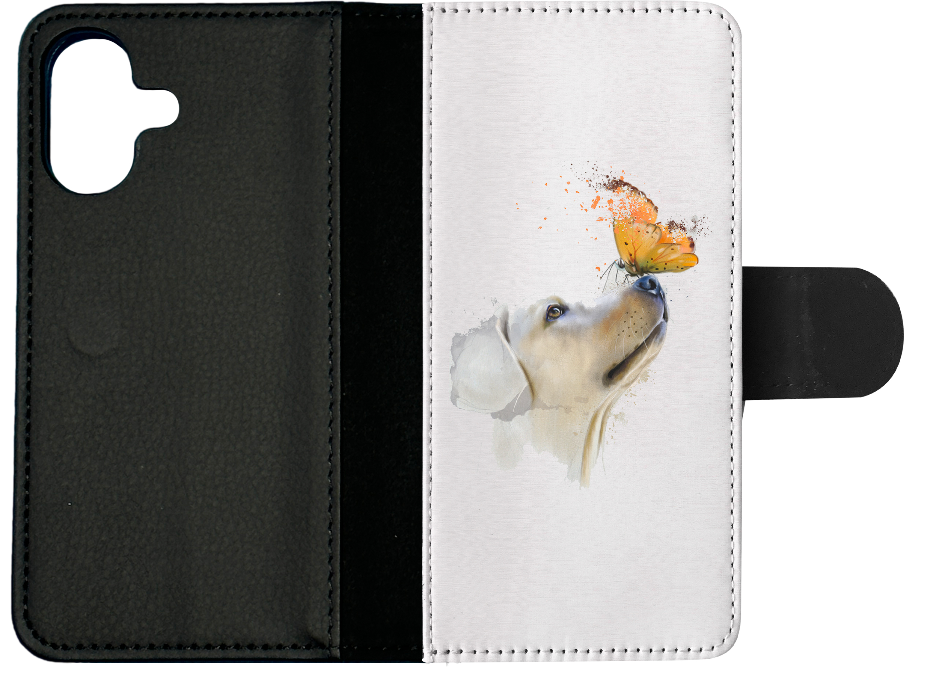 FLIP CASE FOR APPLE IPHONE|WATERCOLOUR DOG LABRADOR ART - Picture 24 of 193