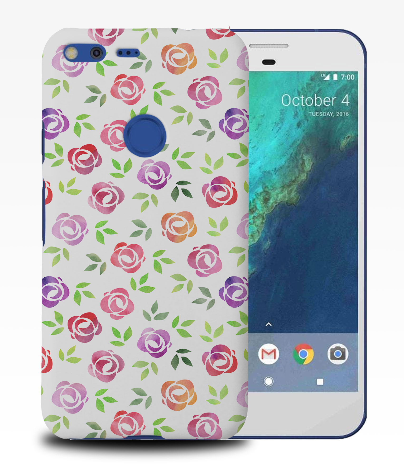 FUNDA PARA GOOGLE PIXEL|PATRÓN FLORAL ACUARELA #2 - Imagen 10 de 11