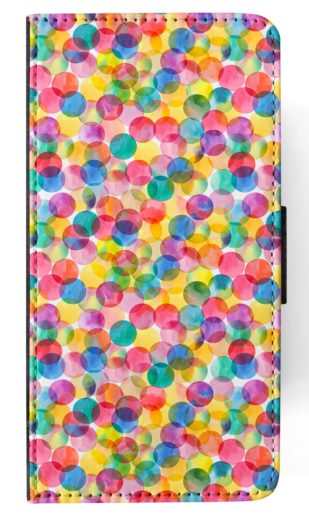 FLIP CASE FOR SAMSUNG GALAXY|RAINBOW CIRCLE POLKA DOTS PATTERN - Picture 62 of 120