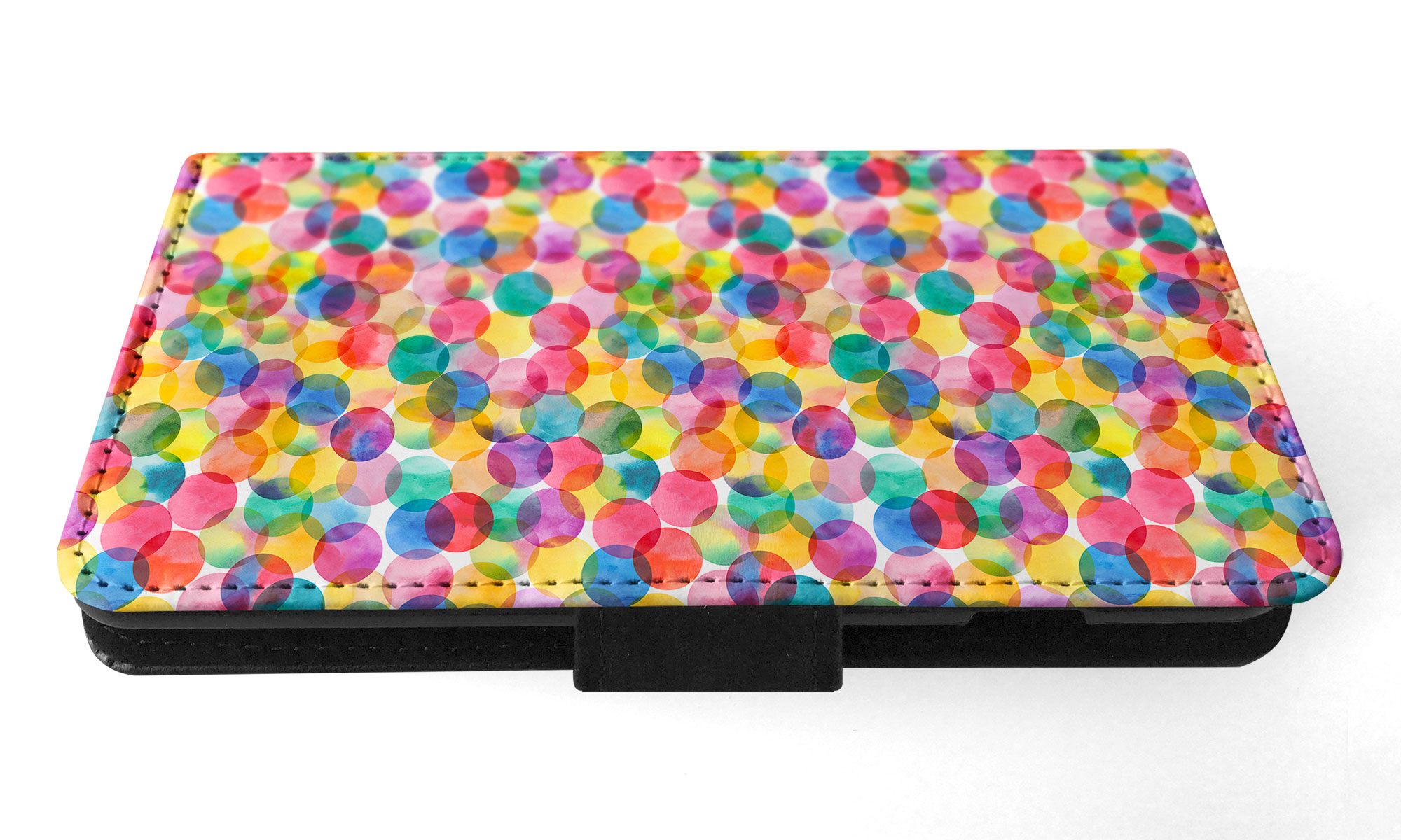 FLIP CASE FOR SAMSUNG GALAXY|RAINBOW CIRCLE POLKA DOTS PATTERN - Picture 58 of 120