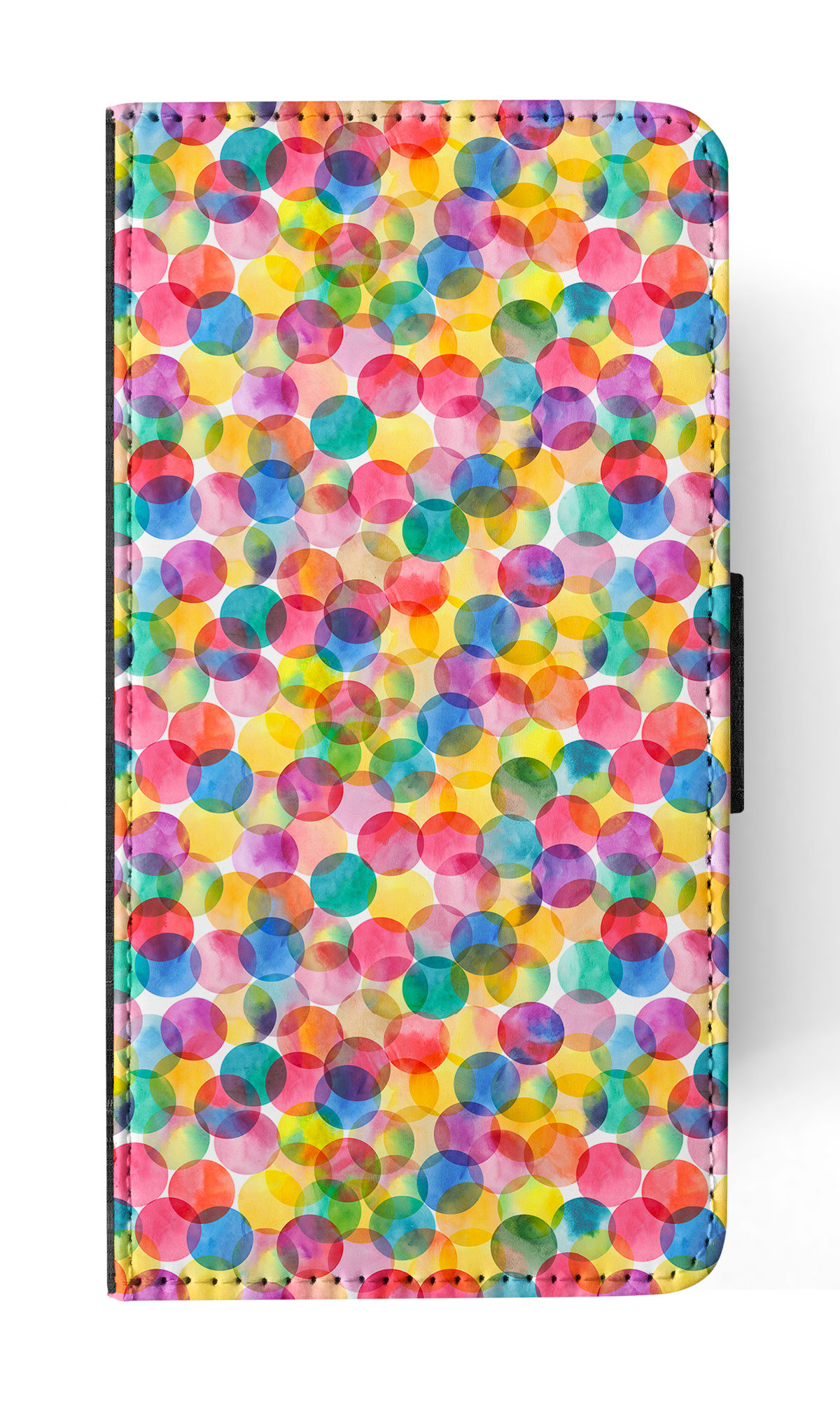 FLIP CASE FOR SAMSUNG GALAXY|RAINBOW CIRCLE POLKA DOTS PATTERN - Picture 47 of 120