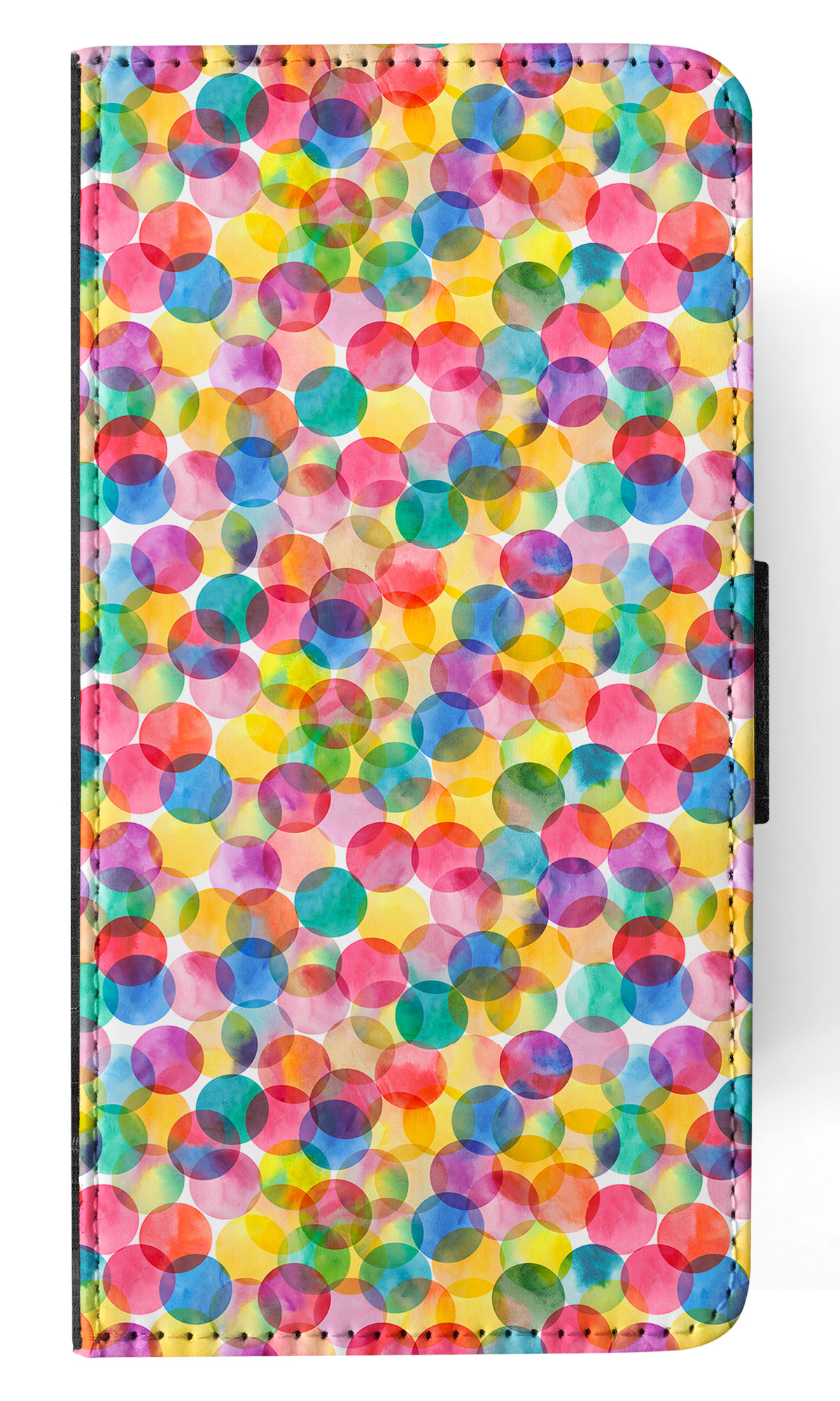 FLIP CASE FOR SAMSUNG GALAXY|RAINBOW CIRCLE POLKA DOTS PATTERN - Picture 42 of 120