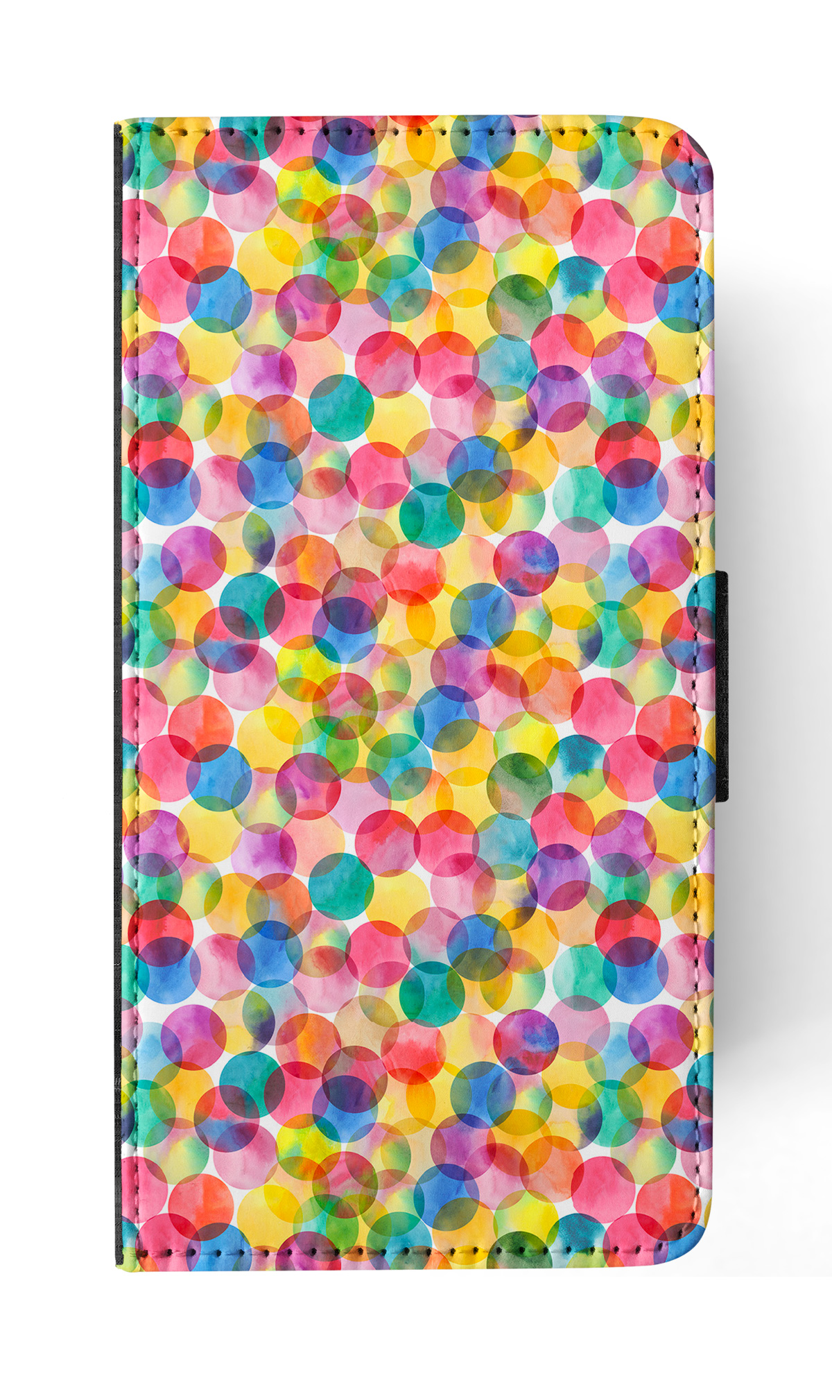 FLIP CASE FOR SAMSUNG GALAXY|RAINBOW CIRCLE POLKA DOTS PATTERN - Picture 17 of 120