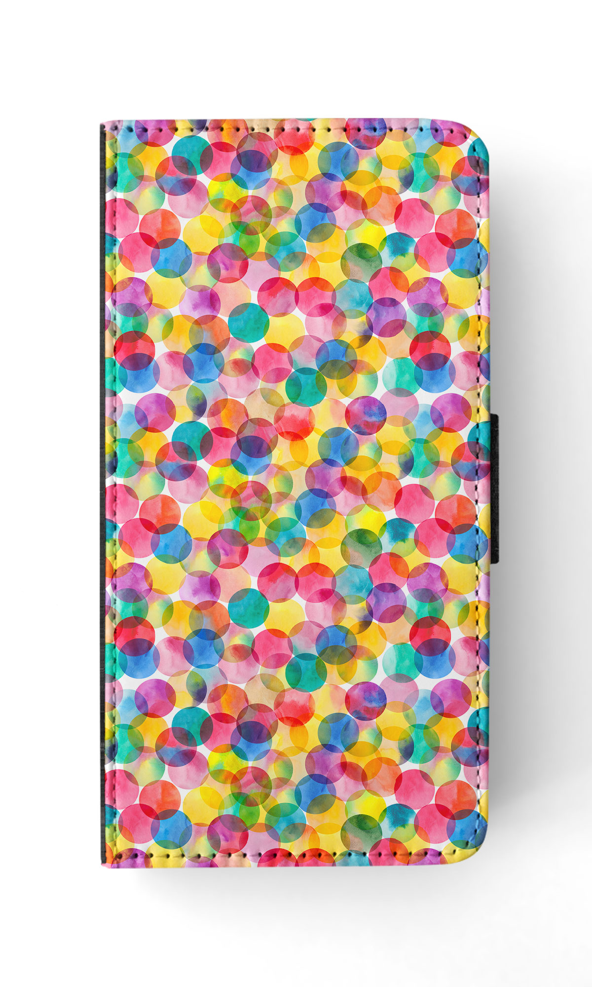 FLIP CASE FOR SAMSUNG GALAXY|RAINBOW CIRCLE POLKA DOTS PATTERN - Picture 32 of 120