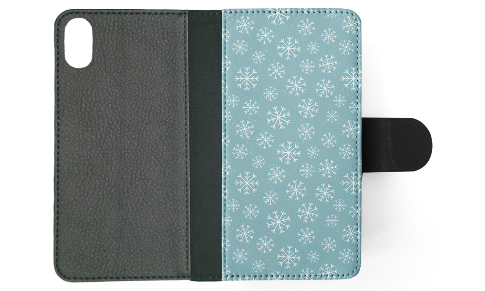 FLIP CASE FOR APPLE IPHONE|WINTER SNOW FLAKE PATTERN #1 - Imagen 122 de 193