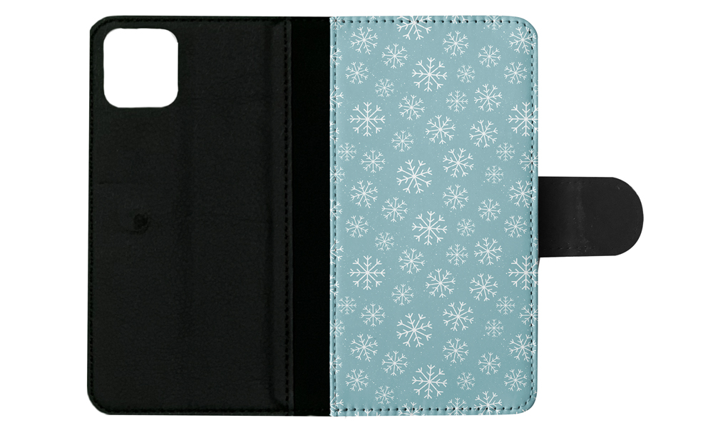 FLIP CASE FOR APPLE IPHONE|WINTER SNOW FLAKE PATTERN #1 - Imagen 107 de 193