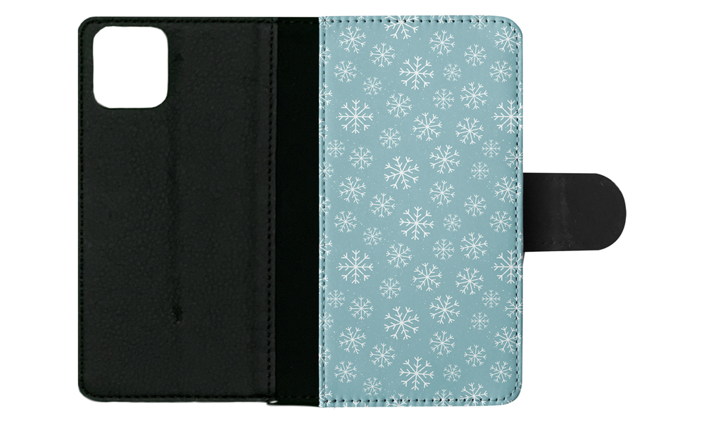 FLIP CASE FOR APPLE IPHONE|WINTER SNOW FLAKE PATTERN #1 - Imagen 102 de 193