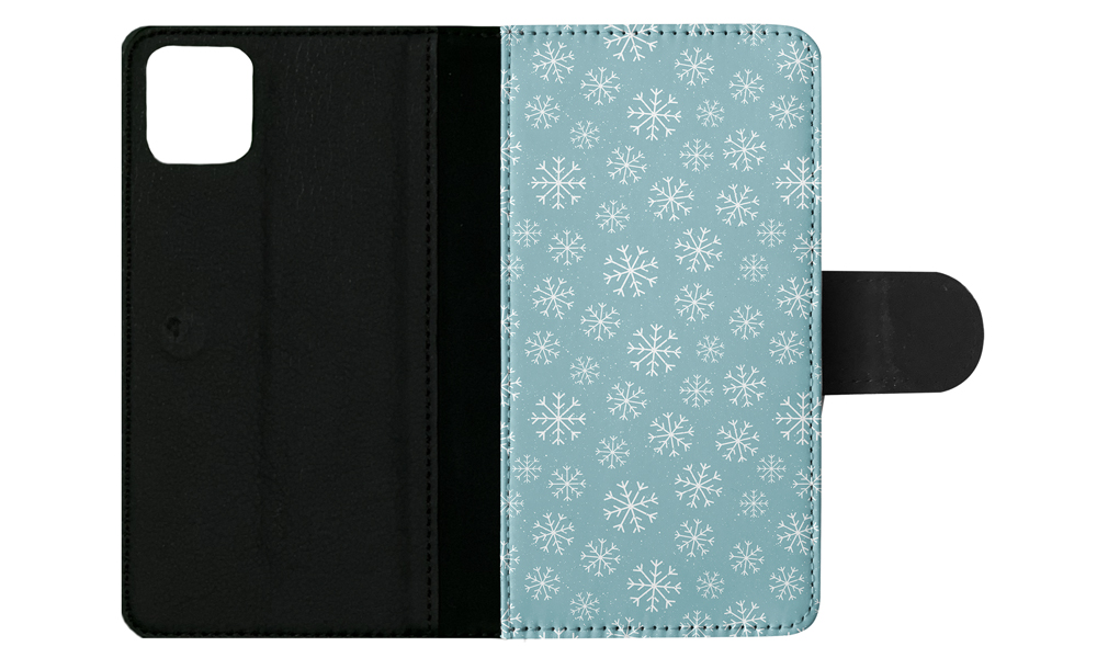 FLIP CASE FOR APPLE IPHONE|WINTER SNOW FLAKE PATTERN #1 - Imagen 97 de 193