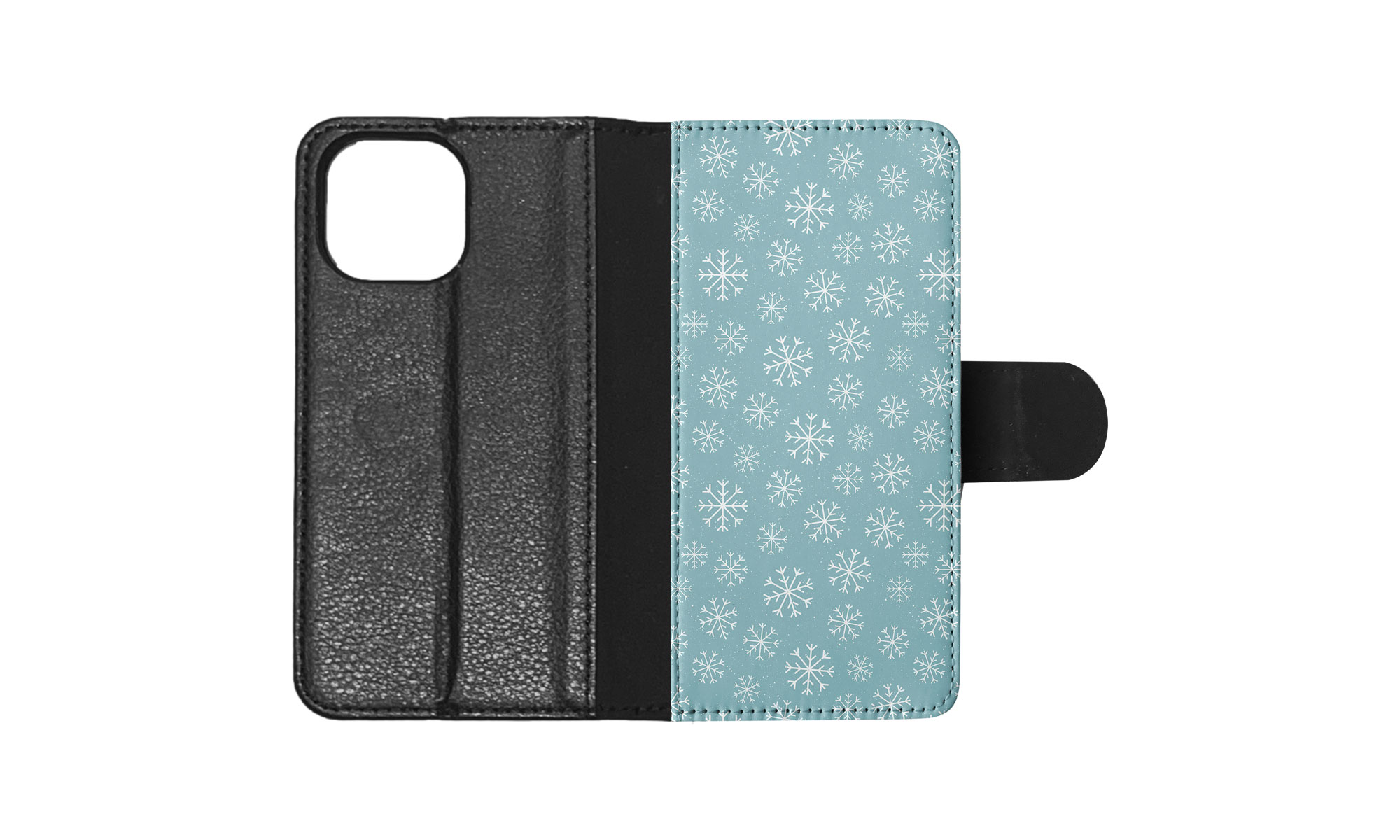 FLIP CASE FOR APPLE IPHONE|WINTER SNOW FLAKE PATTERN #1 - Imagen 84 de 193