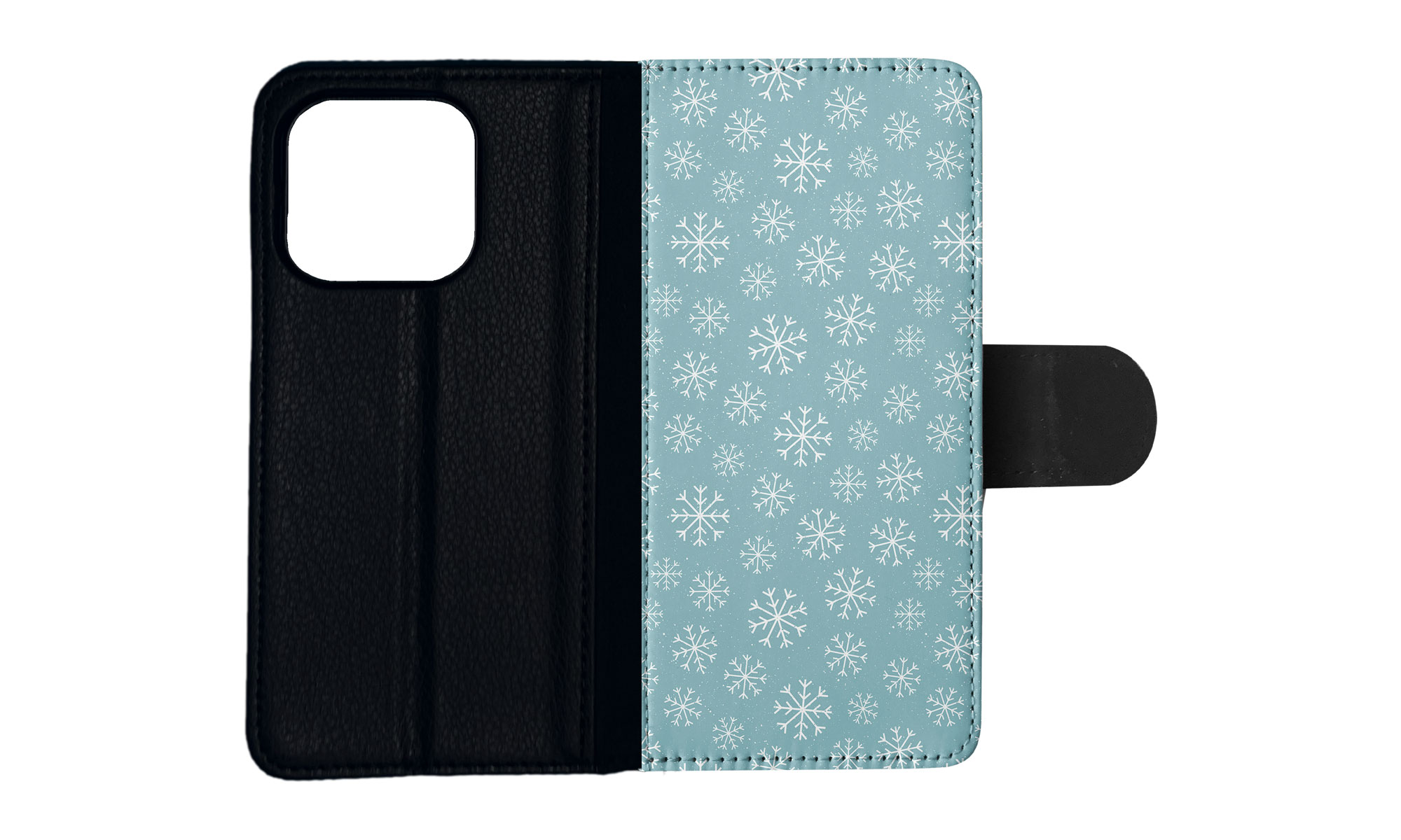 FLIP CASE FOR APPLE IPHONE|WINTER SNOW FLAKE PATTERN #1 - Imagen 74 de 193