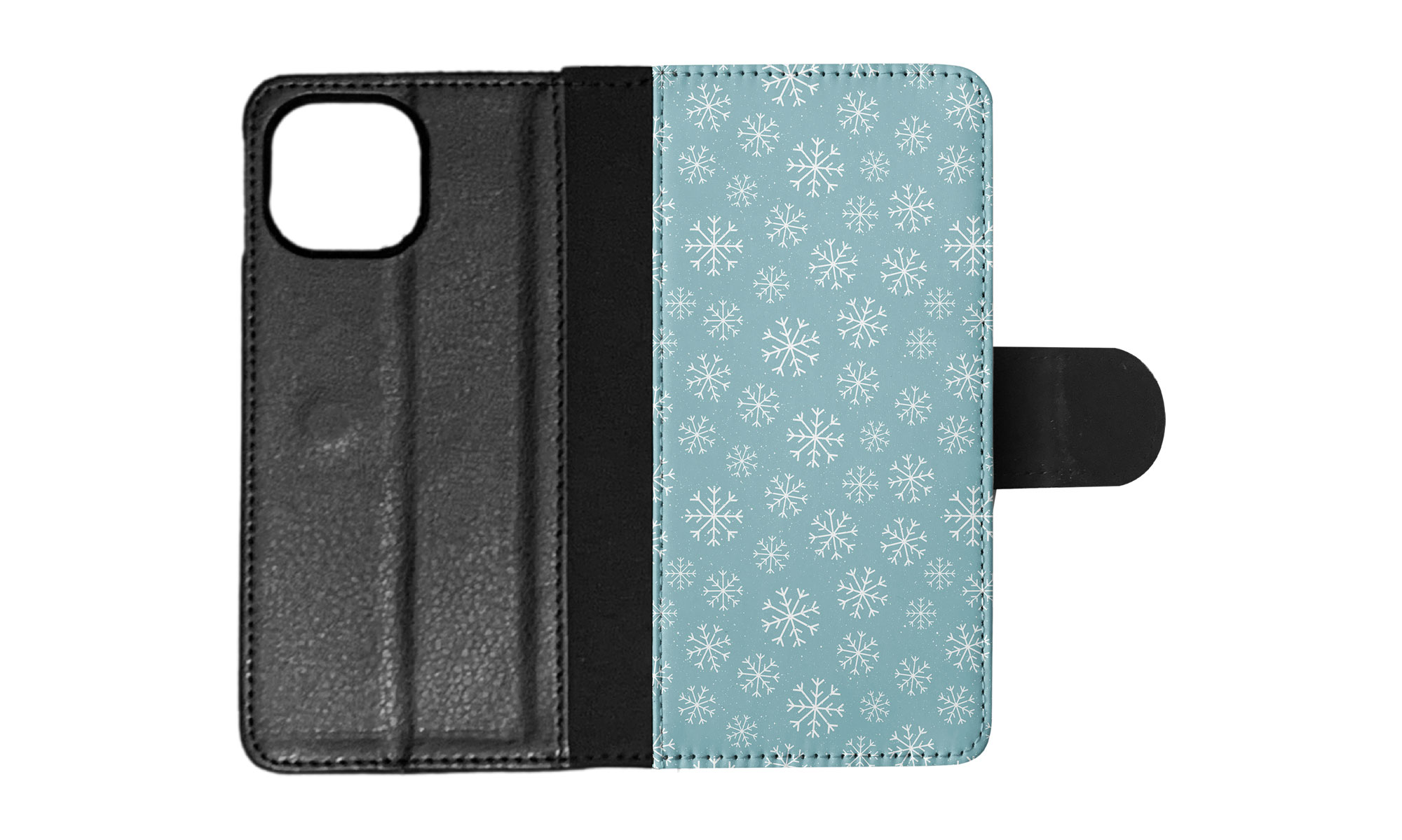 FLIP CASE FOR APPLE IPHONE|WINTER SNOW FLAKE PATTERN #1 - Imagen 64 de 193