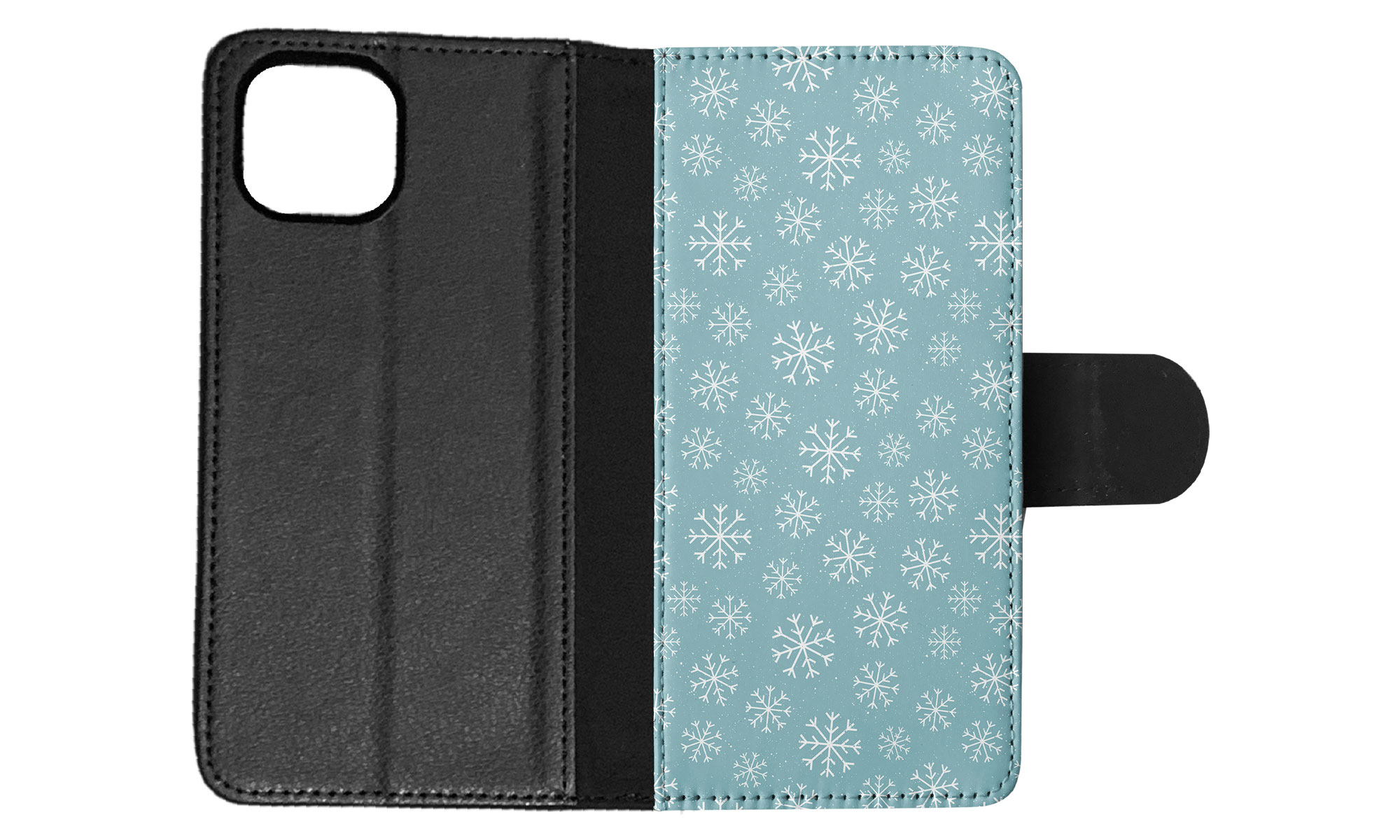 FLIP CASE FOR APPLE IPHONE|WINTER SNOW FLAKE PATTERN #1 - Imagen 59 de 193