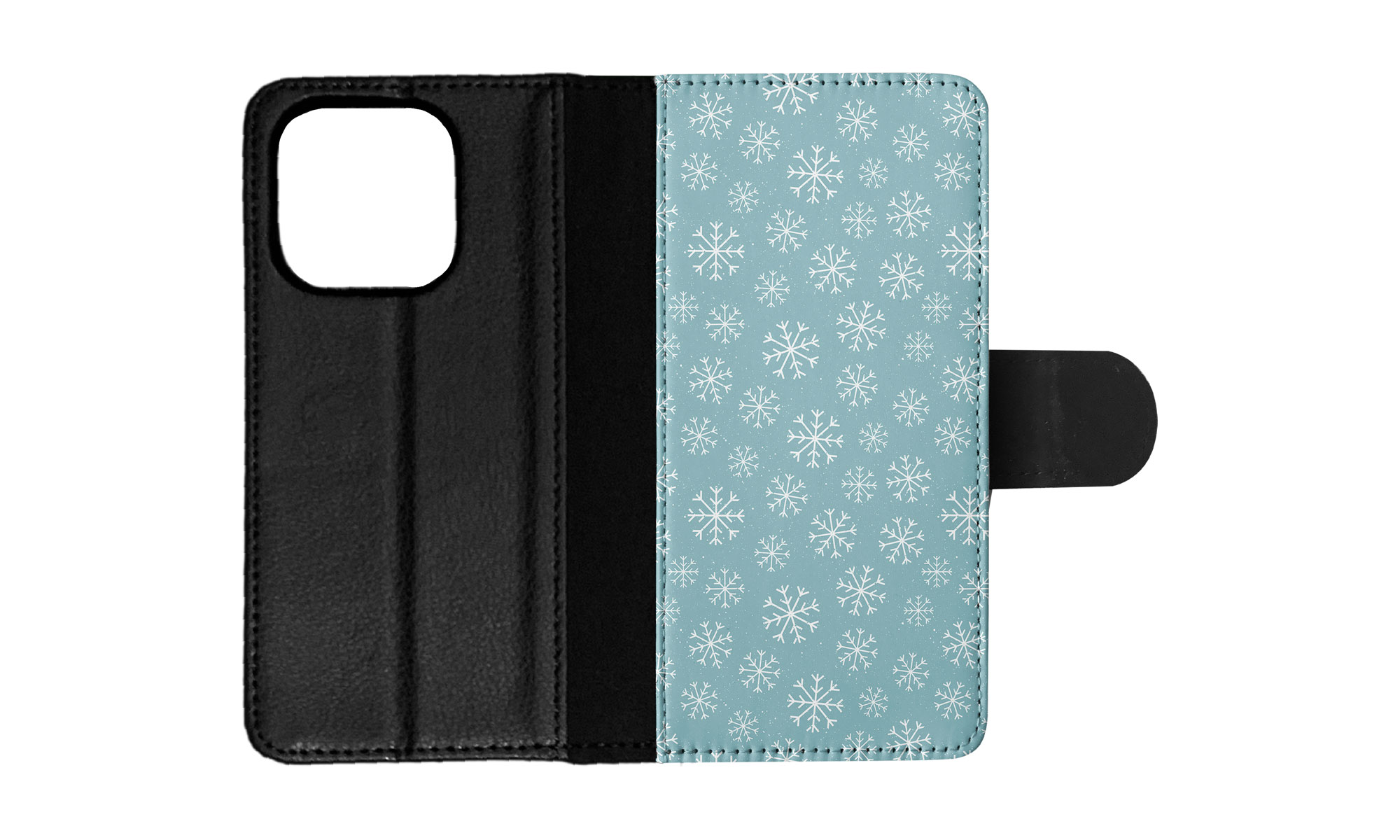 FLIP CASE FOR APPLE IPHONE|WINTER SNOW FLAKE PATTERN #1 - Imagen 54 de 193