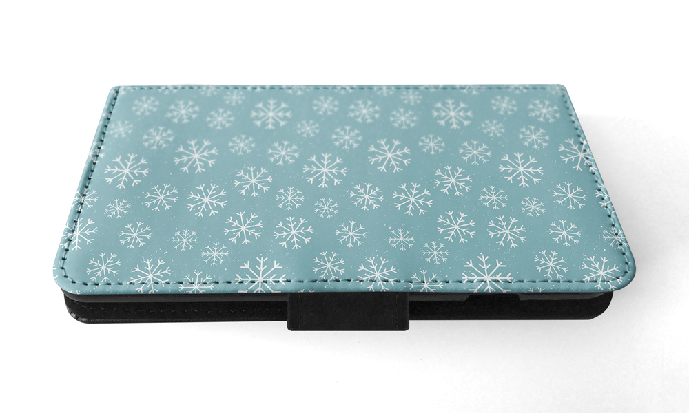 FLIP CASE FOR APPLE IPHONE|WINTER SNOW FLAKE PATTERN #1 - Imagen 161 de 193