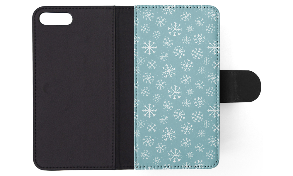 FLIP CASE FOR APPLE IPHONE|WINTER SNOW FLAKE PATTERN #1 - Imagen 132 de 193