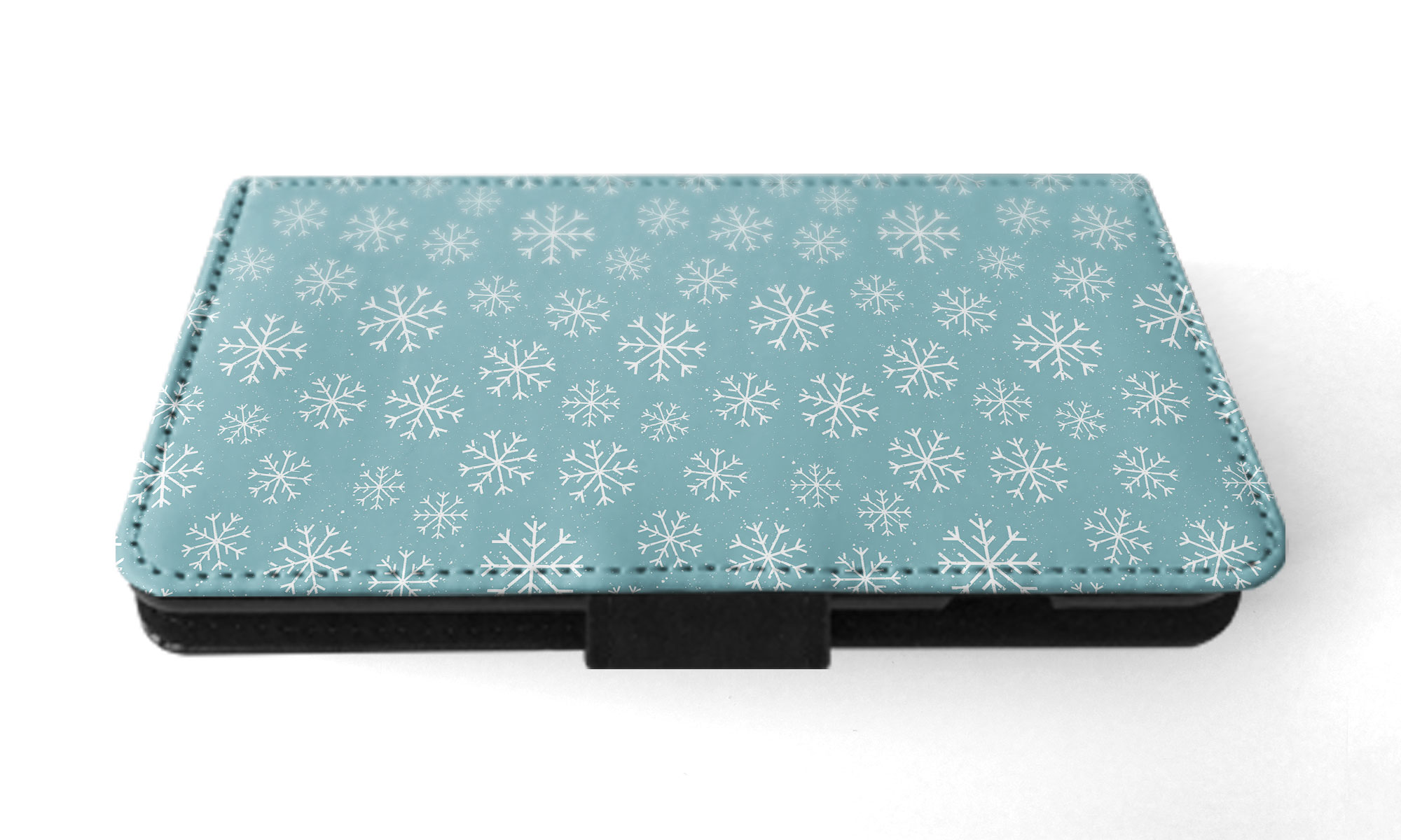 FLIP CASE FOR APPLE IPHONE|WINTER SNOW FLAKE PATTERN #1 - Imagen 33 de 193