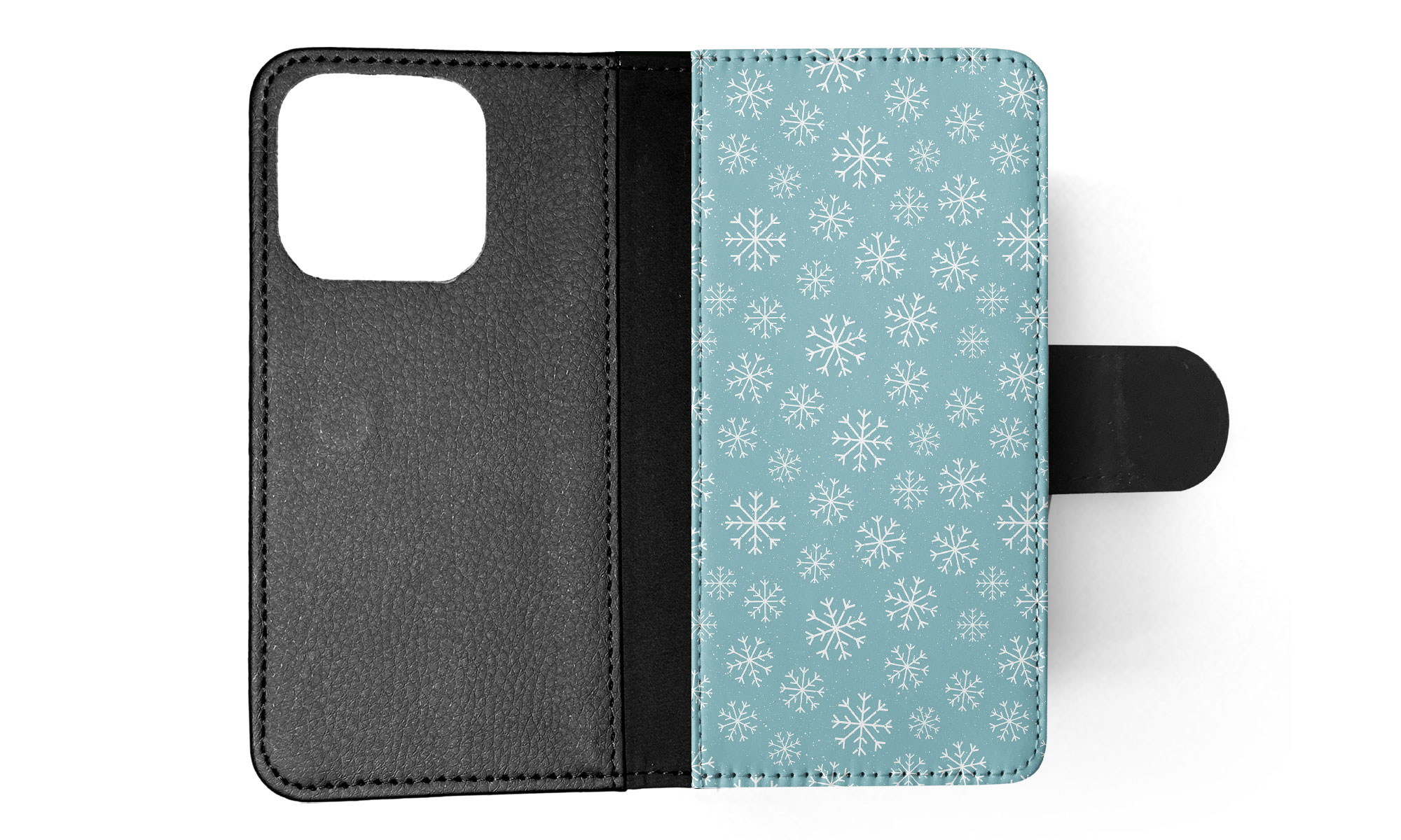 FLIP CASE FOR APPLE IPHONE|WINTER SNOW FLAKE PATTERN #1 - Imagen 34 de 193
