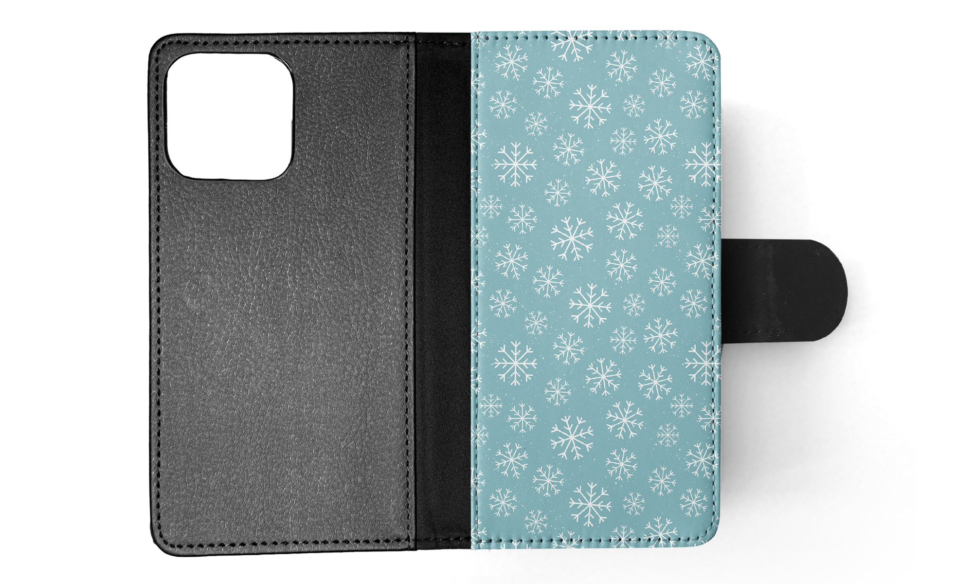 FLIP CASE FOR APPLE IPHONE|WINTER SNOW FLAKE PATTERN #1 - Imagen 29 de 193