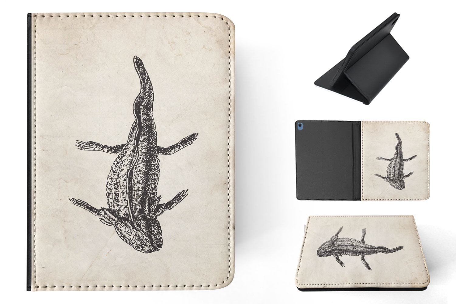 FUNDA FUNDA PARA APPLE IPAD|AXOLOTL LAGARTO REPTIL - Imagen 11 de 55