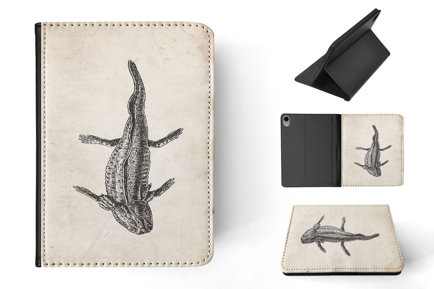 FUNDA FUNDA PARA APPLE IPAD|AXOLOTL LAGARTO REPTIL - Imagen 6 de 55