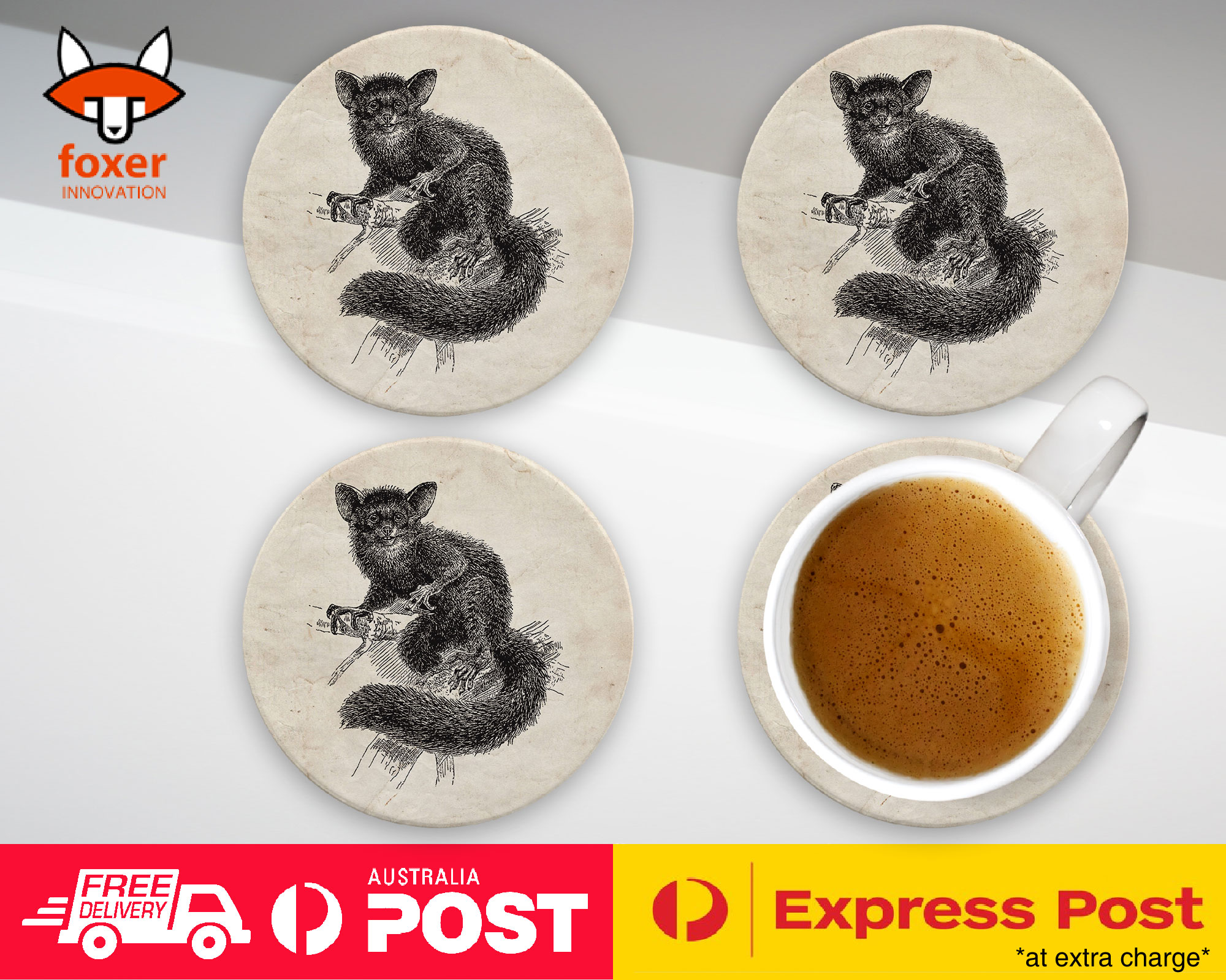 COASTER COFFEE DRINKING MAT|AYE-AYE - Imagen 9 de 21