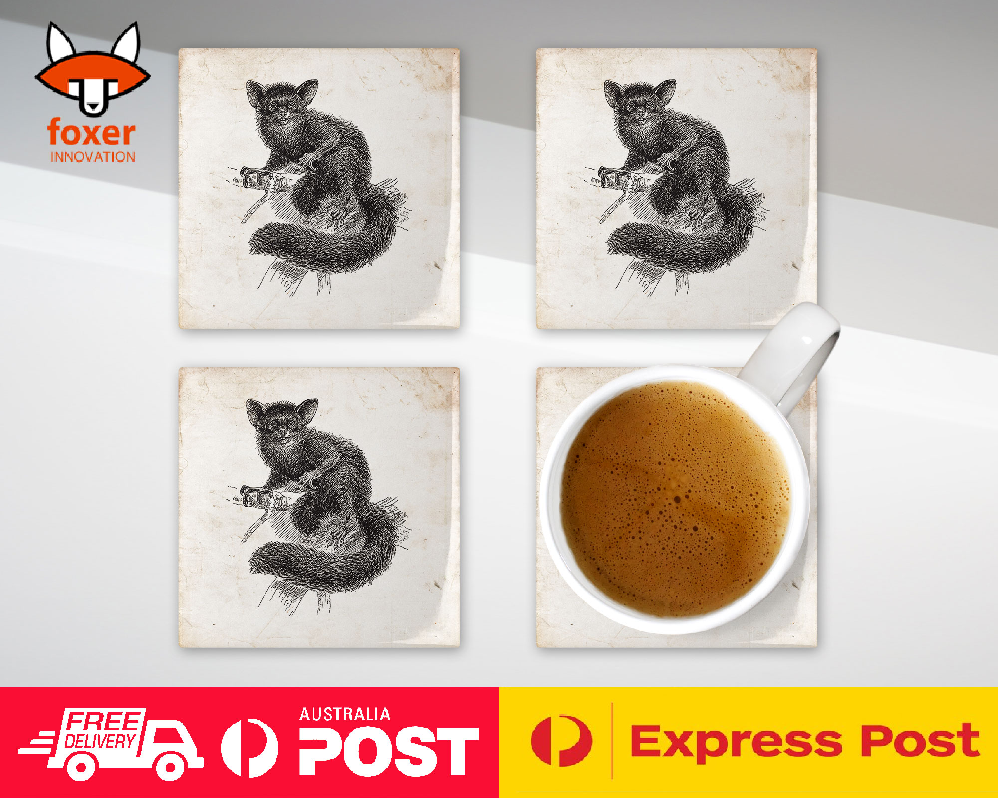 COASTER COFFEE DRINKING MAT|AYE-AYE - Imagen 19 de 21
