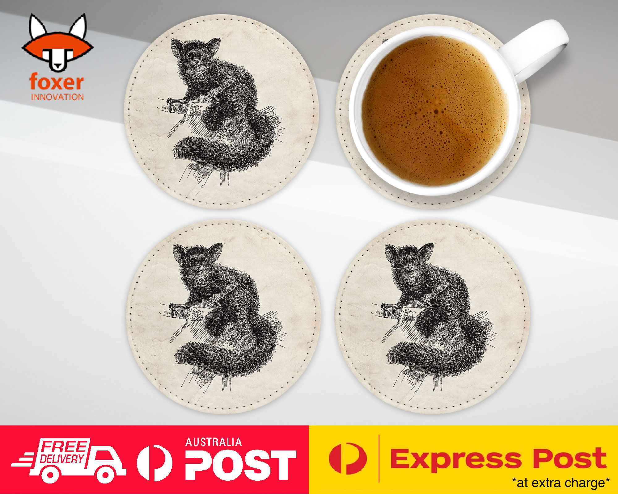 COASTER COFFEE DRINKING MAT|AYE-AYE - Imagen 6 de 21