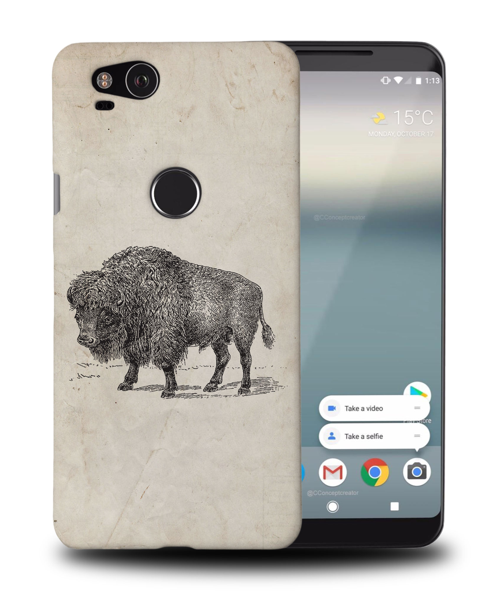 CASE COVER FOR GOOGLE PIXEL|BISON BULL - 第 9/11 張圖片