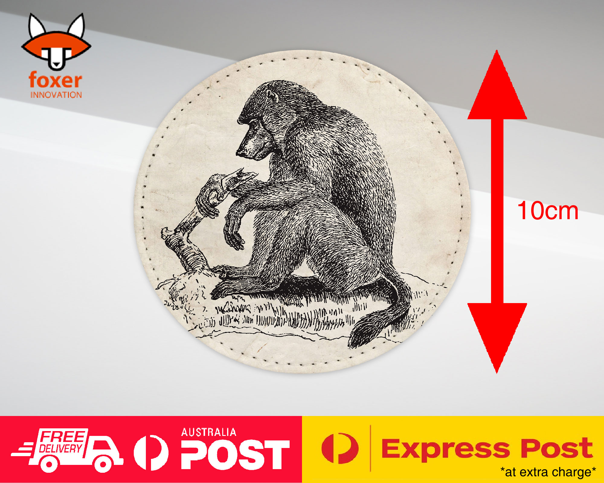 COASTER COFFEE DRINKING MAT|CHACMA-BABOON MONKEY