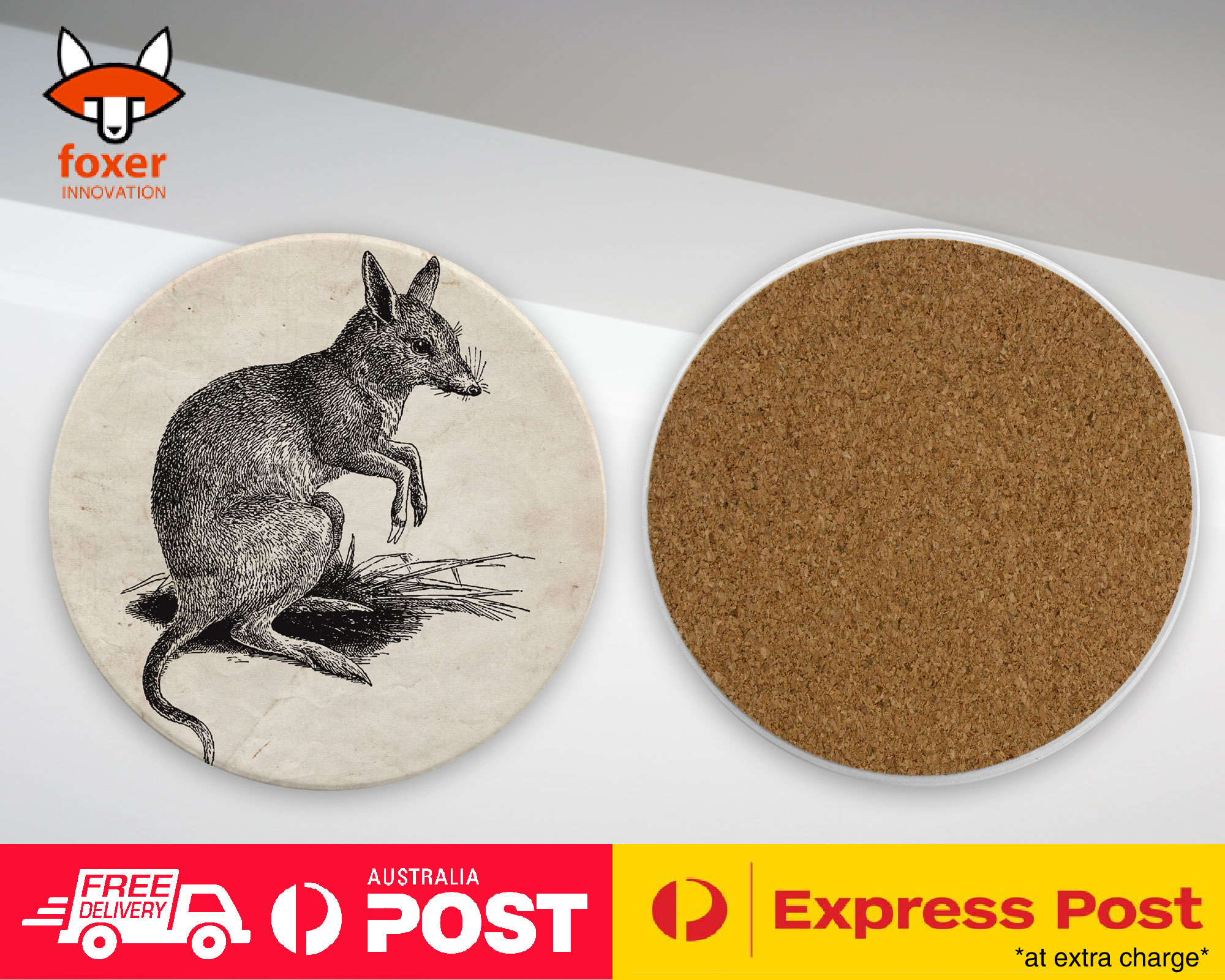 COASTER COFFEE DRINKING MAT|CHAEROPUS MOUSE