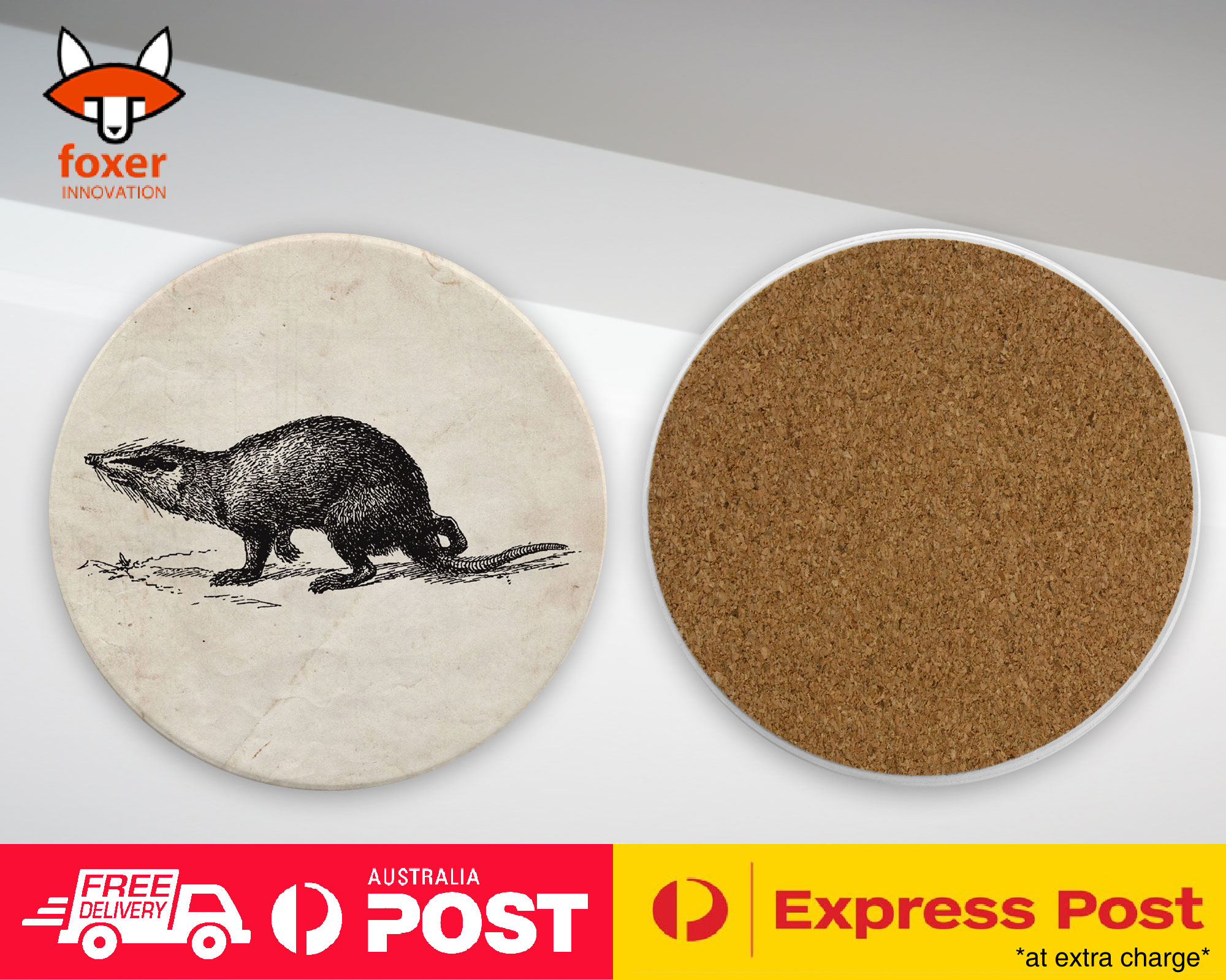 COASTER COFFEE DRINKING MAT|GYMNURA FISH