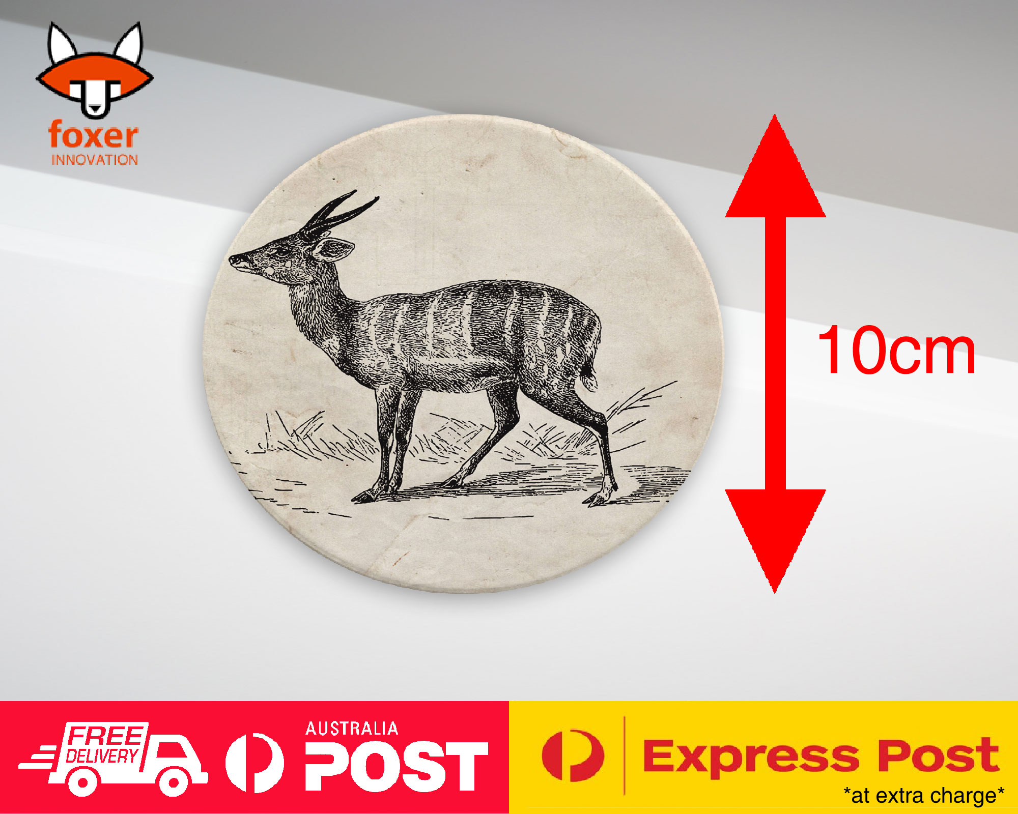 COASTER COFFEE DRINKING MAT|HARNESSED-ANTELOPE - Imagen 11 de 21