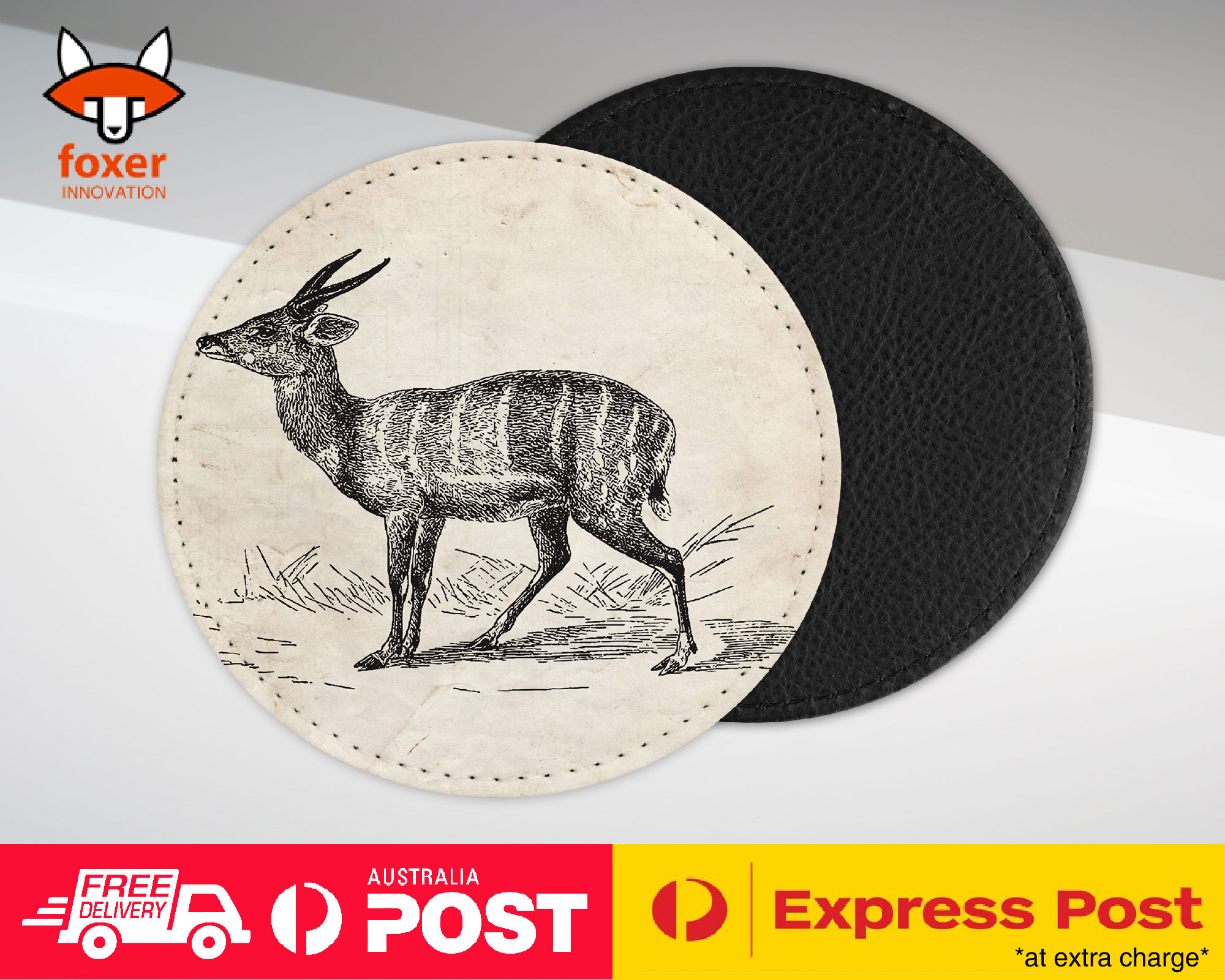 COASTER COFFEE DRINKING MAT|HARNESSED-ANTELOPE - Imagen 5 de 21