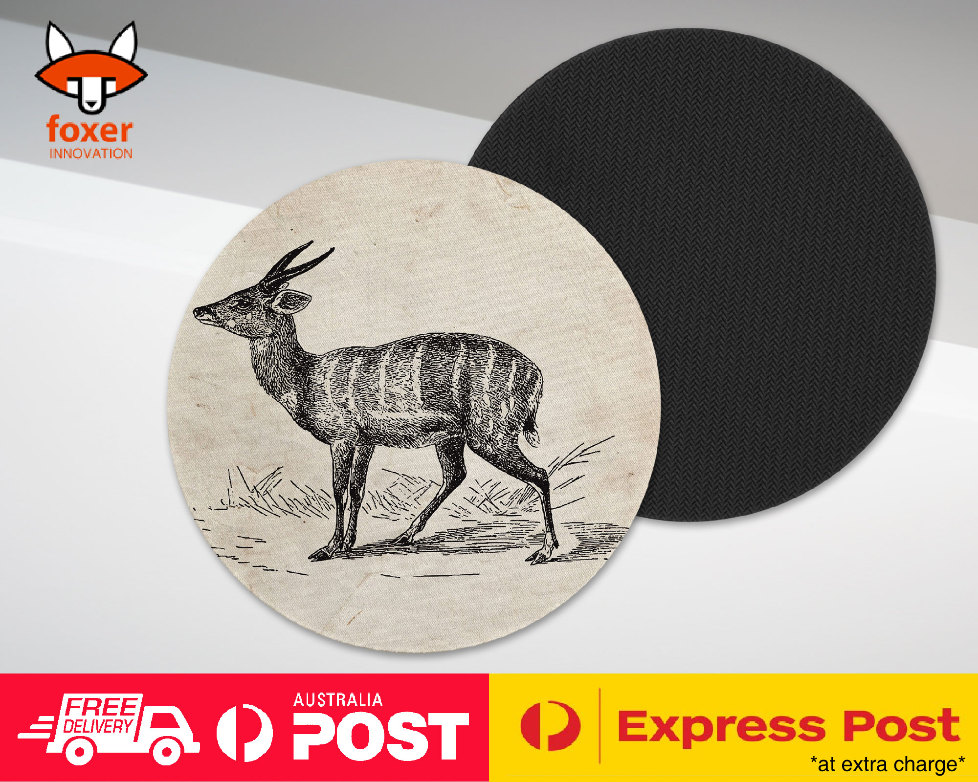 COASTER COFFEE DRINKING MAT|HARNESSED-ANTELOPE - Imagen 2 de 21