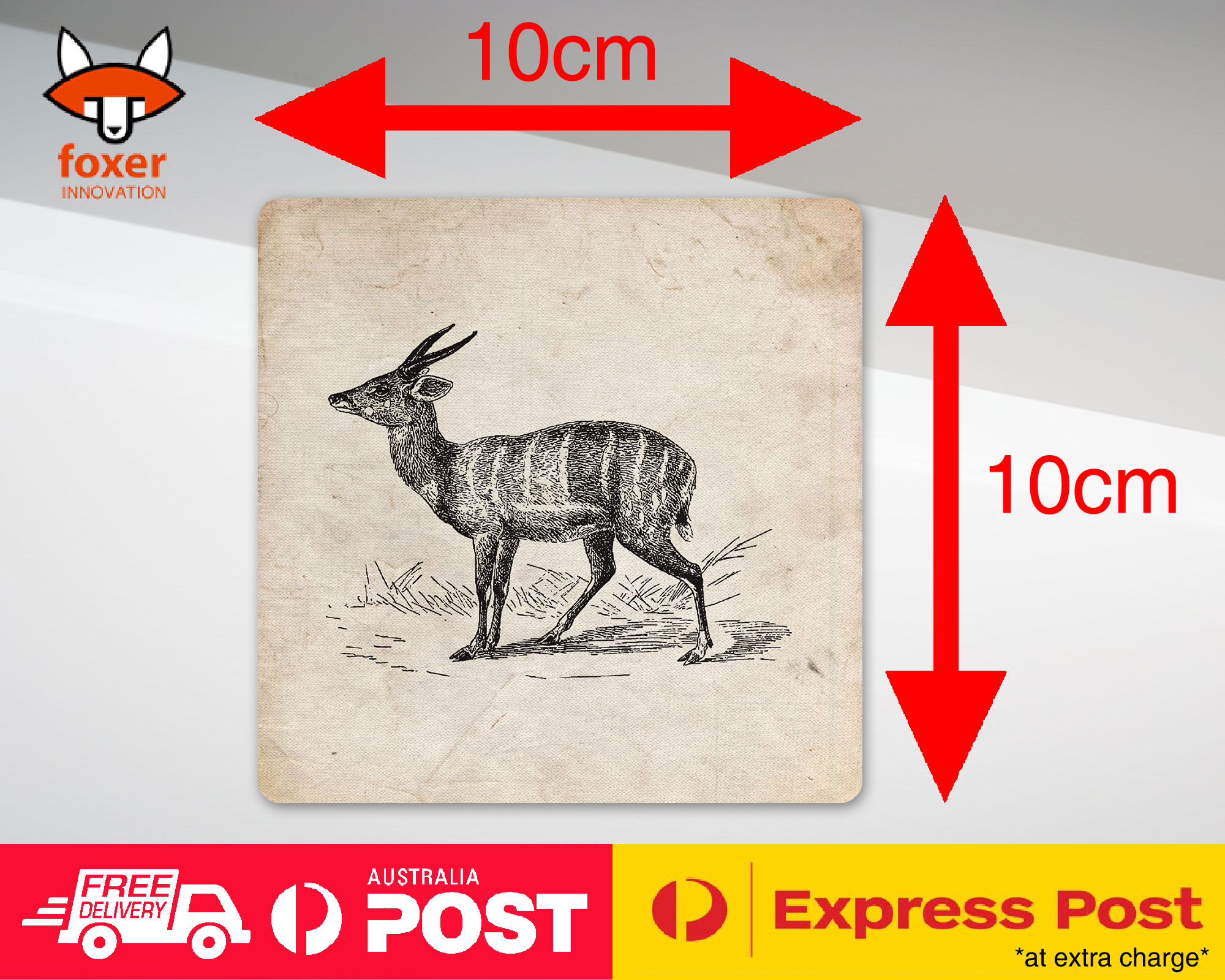 COASTER COFFEE DRINKING MAT|HARNESSED-ANTELOPE - Imagen 14 de 21