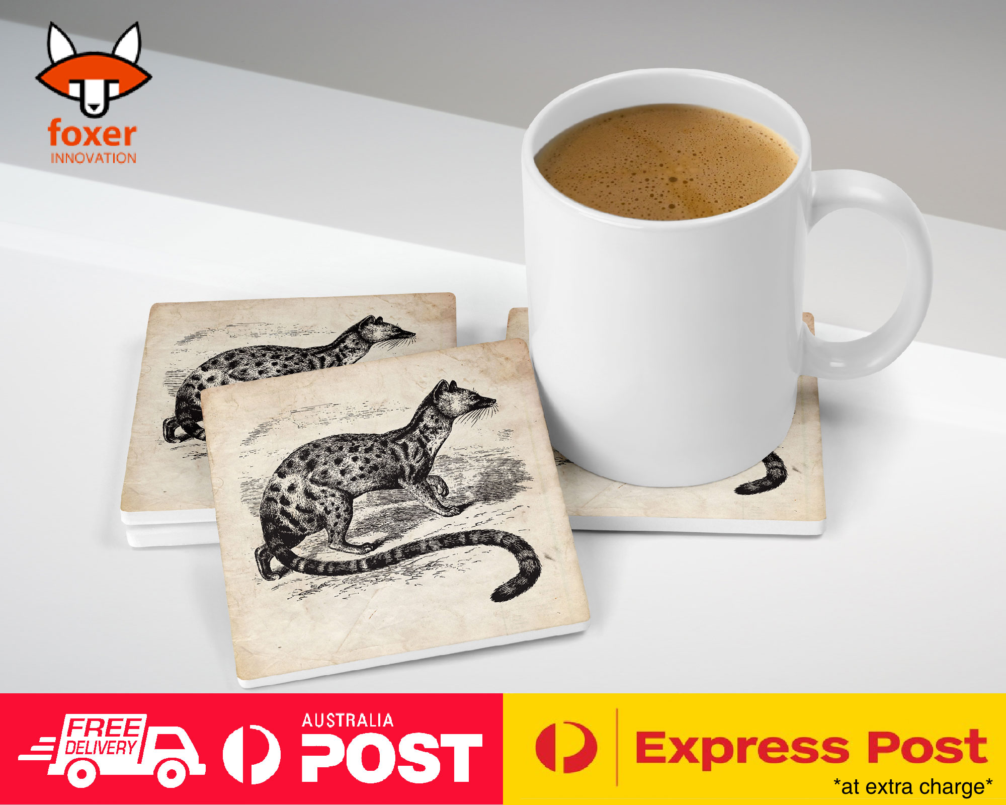 COASTER COFFEE DRINKING MAT|POIANA BIRD - Imagen 20 de 21