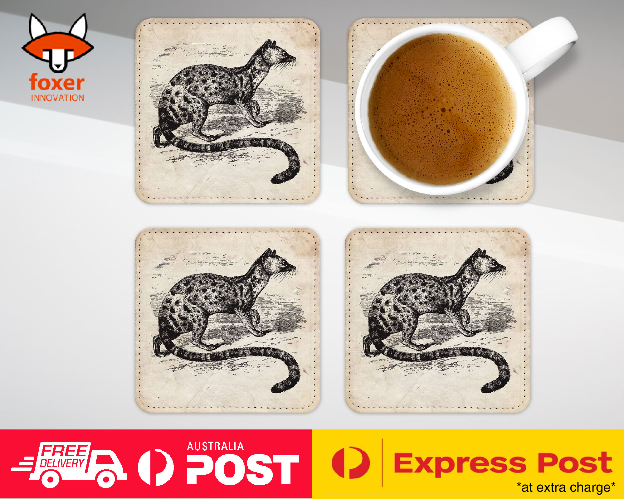 COASTER COFFEE DRINKING MAT|POIANA BIRD - Imagen 16 de 21
