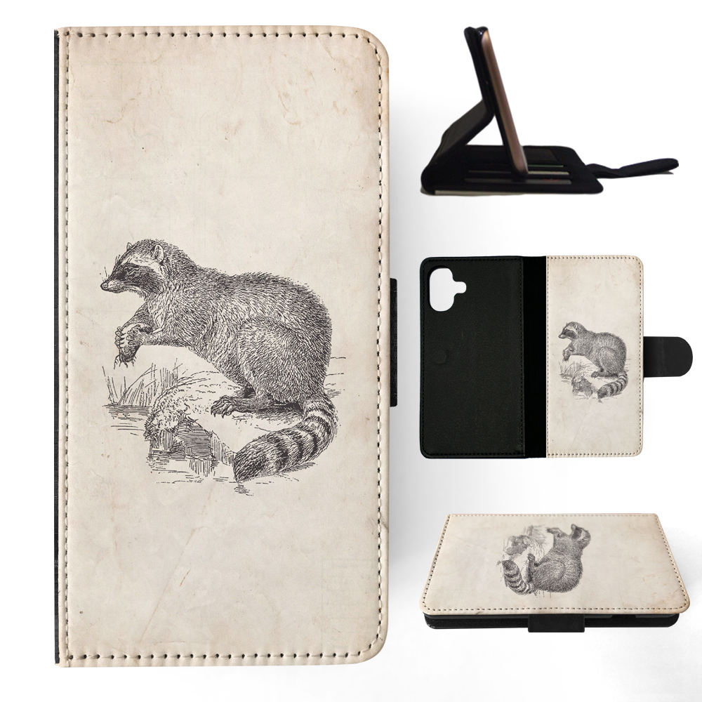 FLIP CASE FOR APPLE IPHONE|RACCOON - Imagen 16 de 193