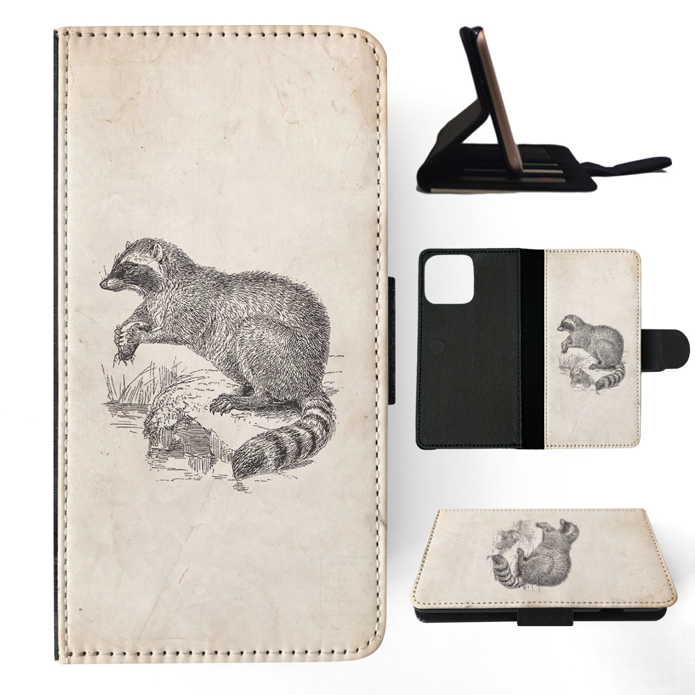FLIP CASE FOR APPLE IPHONE|RACCOON - Imagen 6 de 193