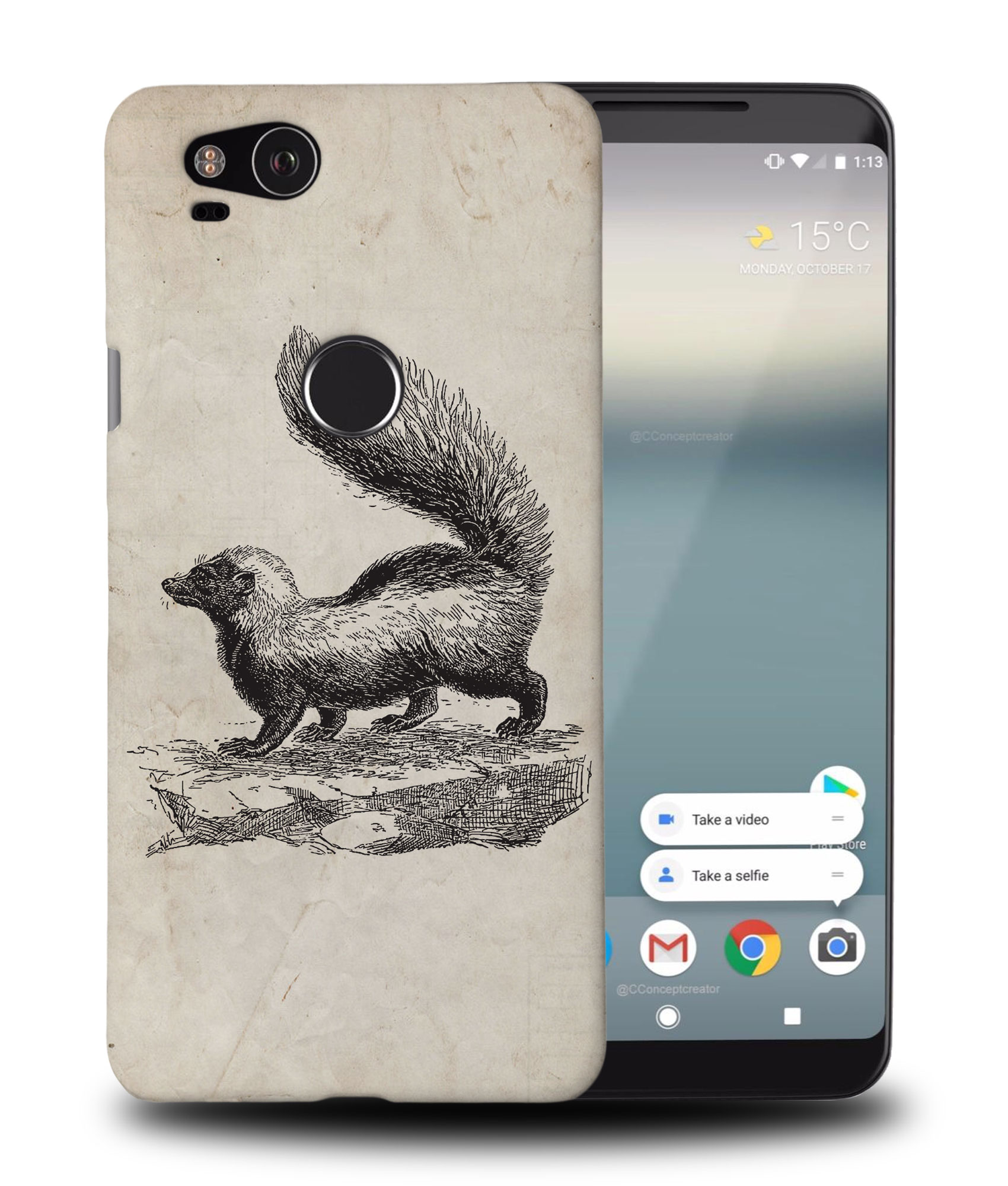 CASE COVER FOR GOOGLE PIXEL|SKUNK - Picture 9 of 11