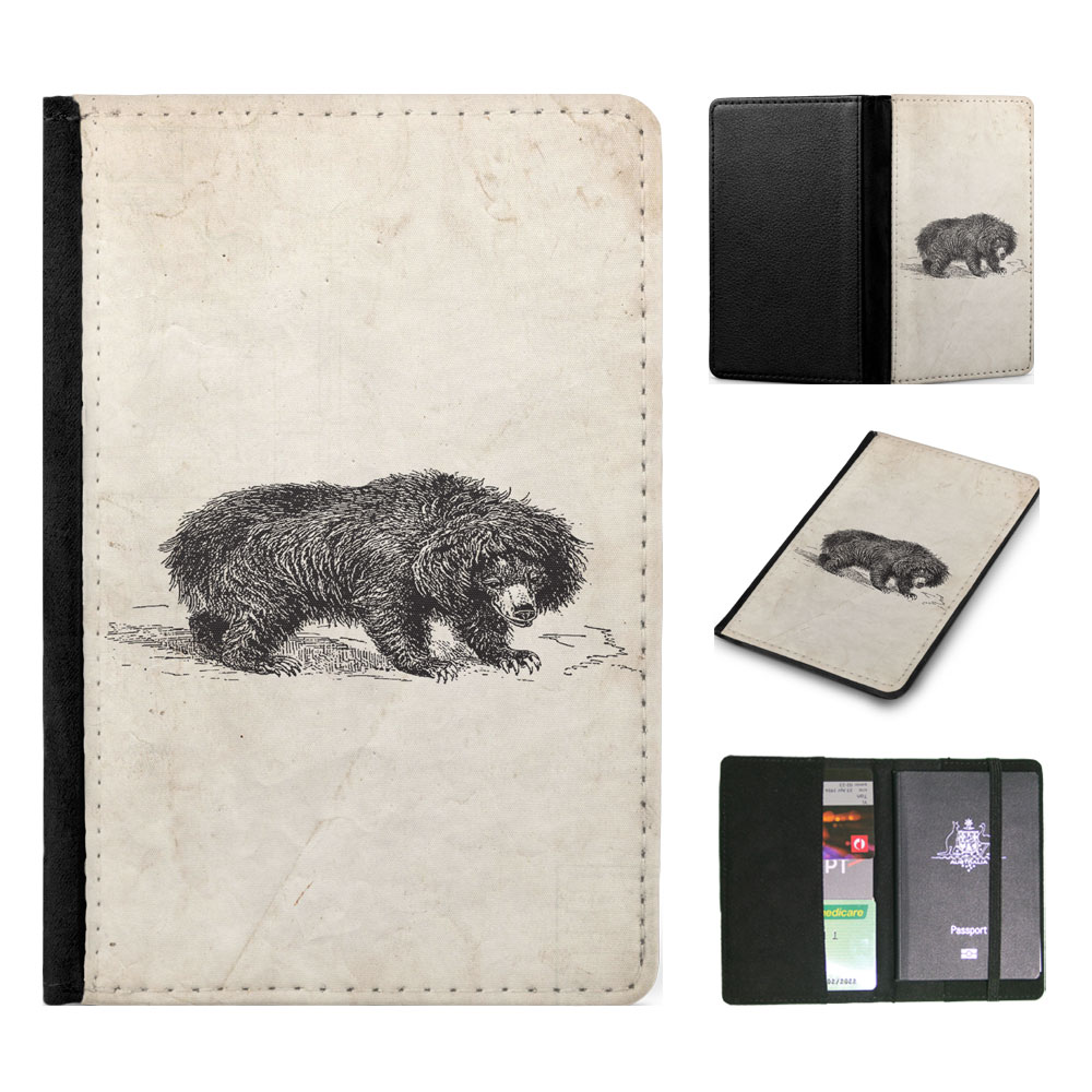 PASSPORT ITINERARY ORGANIZER|SLOTH-BEAR