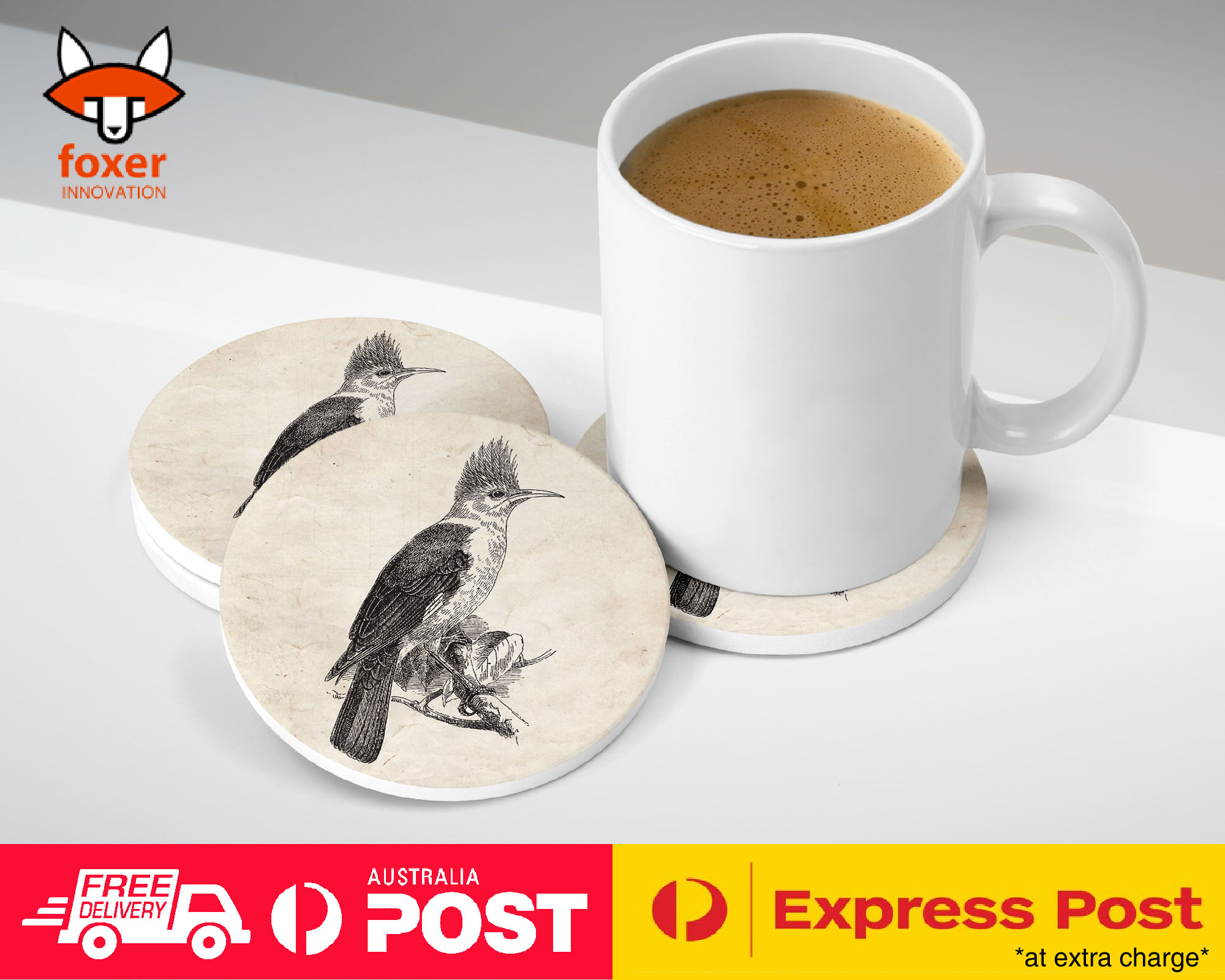 COASTER COFFEE DRINKING MAT|STARLING BIRD - Bild 10 von 21