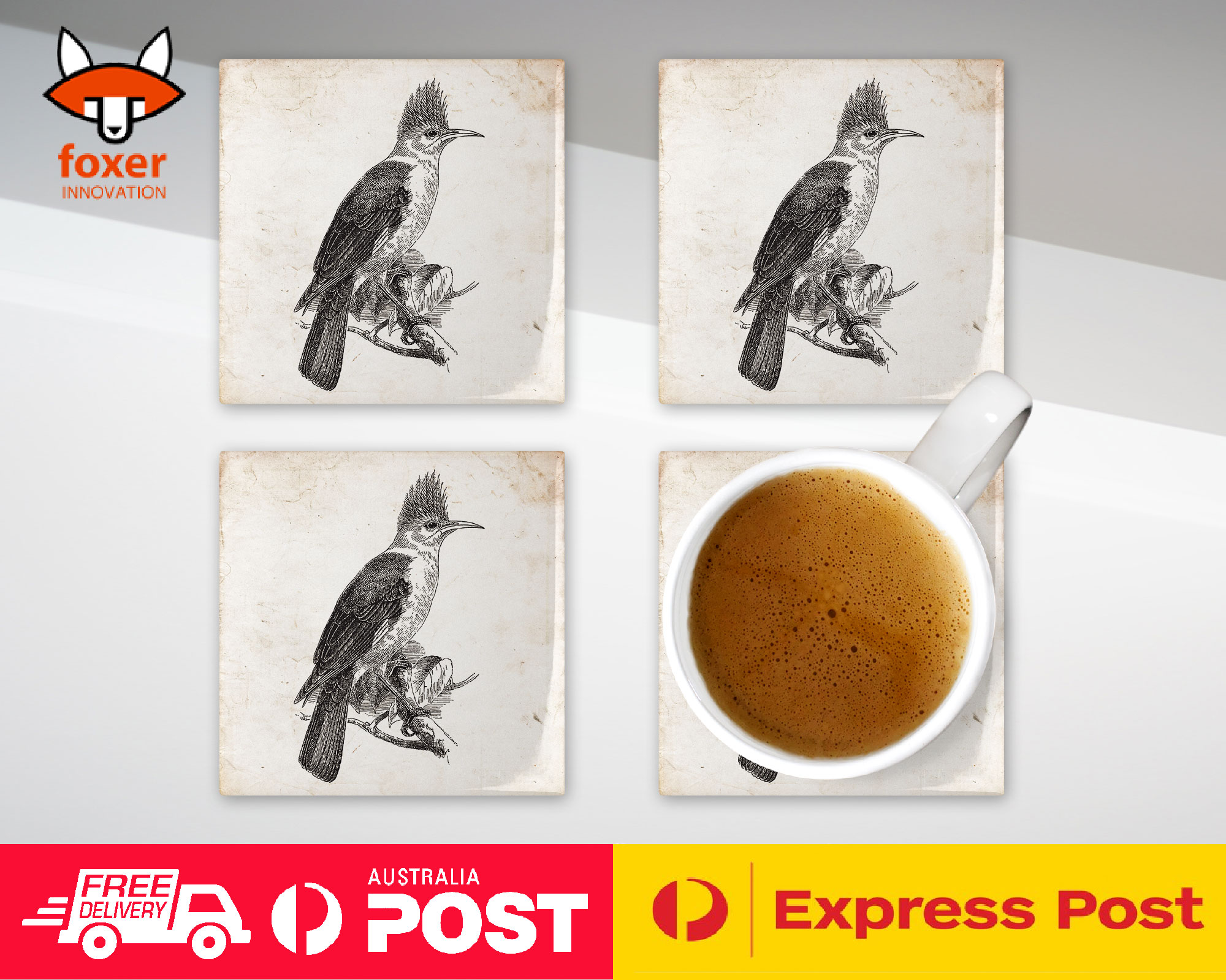 COASTER COFFEE DRINKING MAT|STARLING BIRD - Bild 19 von 21