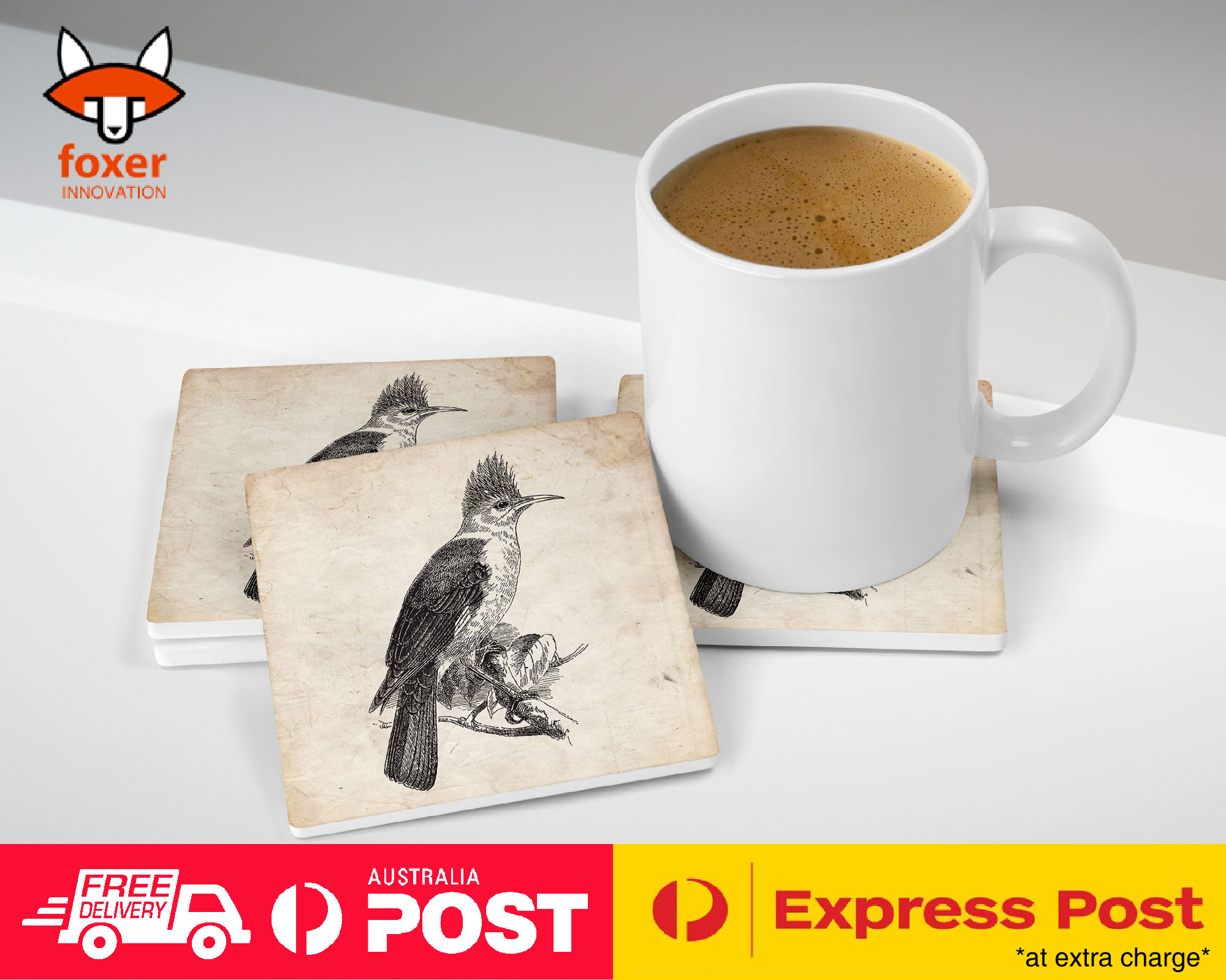 COASTER COFFEE DRINKING MAT|STARLING BIRD - Bild 20 von 21