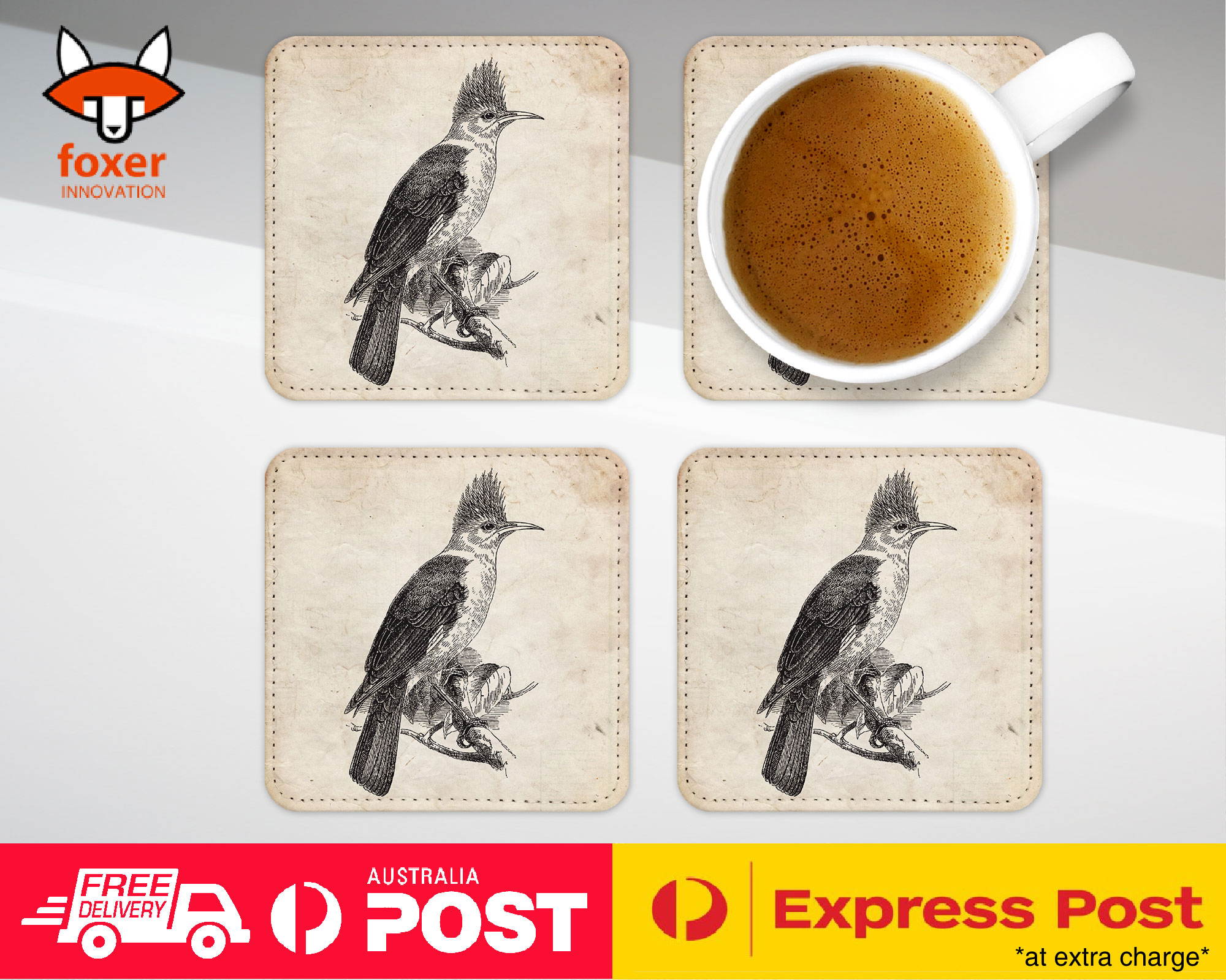 COASTER COFFEE DRINKING MAT|STARLING BIRD - Bild 16 von 21