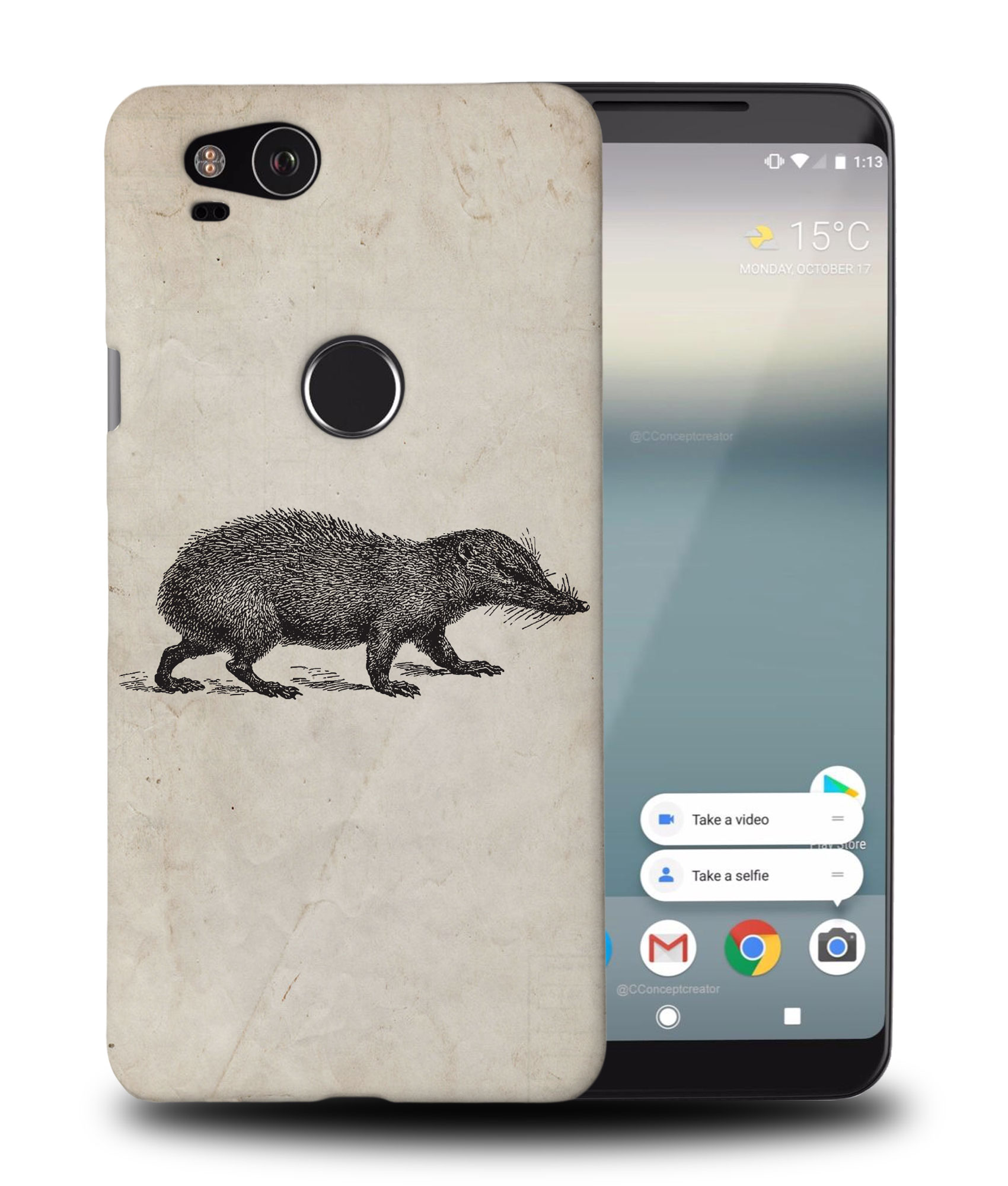 CASE COVER FOR GOOGLE PIXEL|TAILLESS-TENREC - 第 9/11 張圖片