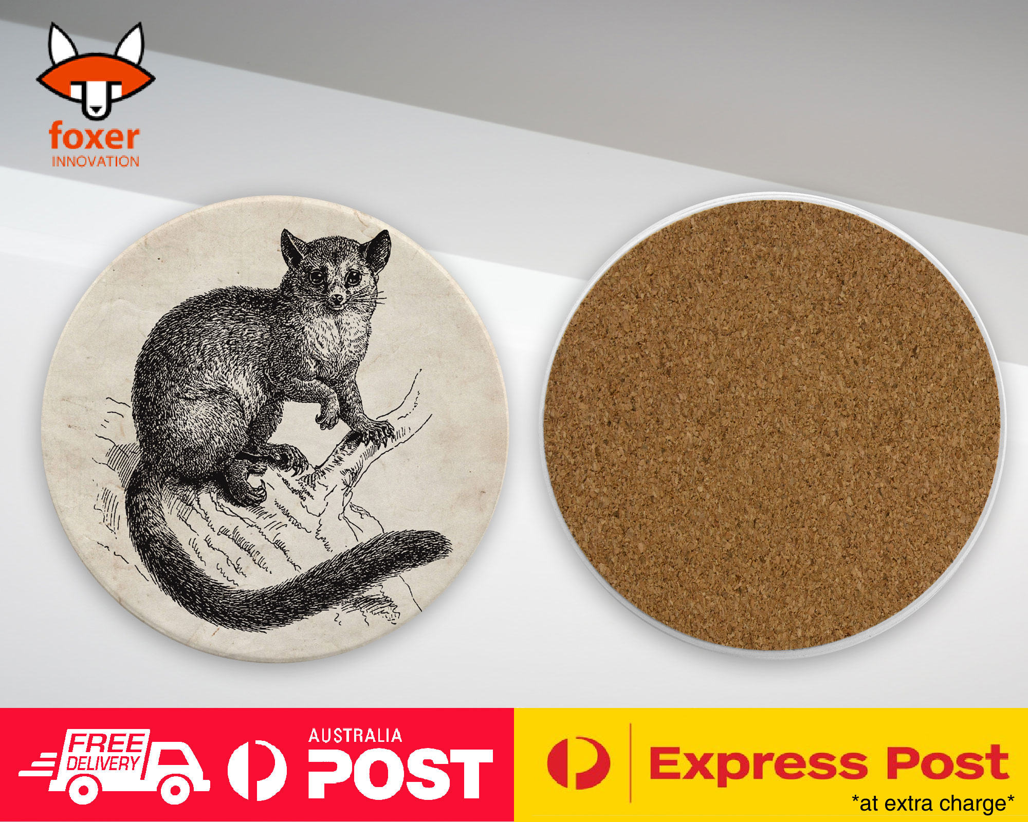 COASTER COFFEE DRINKING MAT|VULPINE-PHALANGER