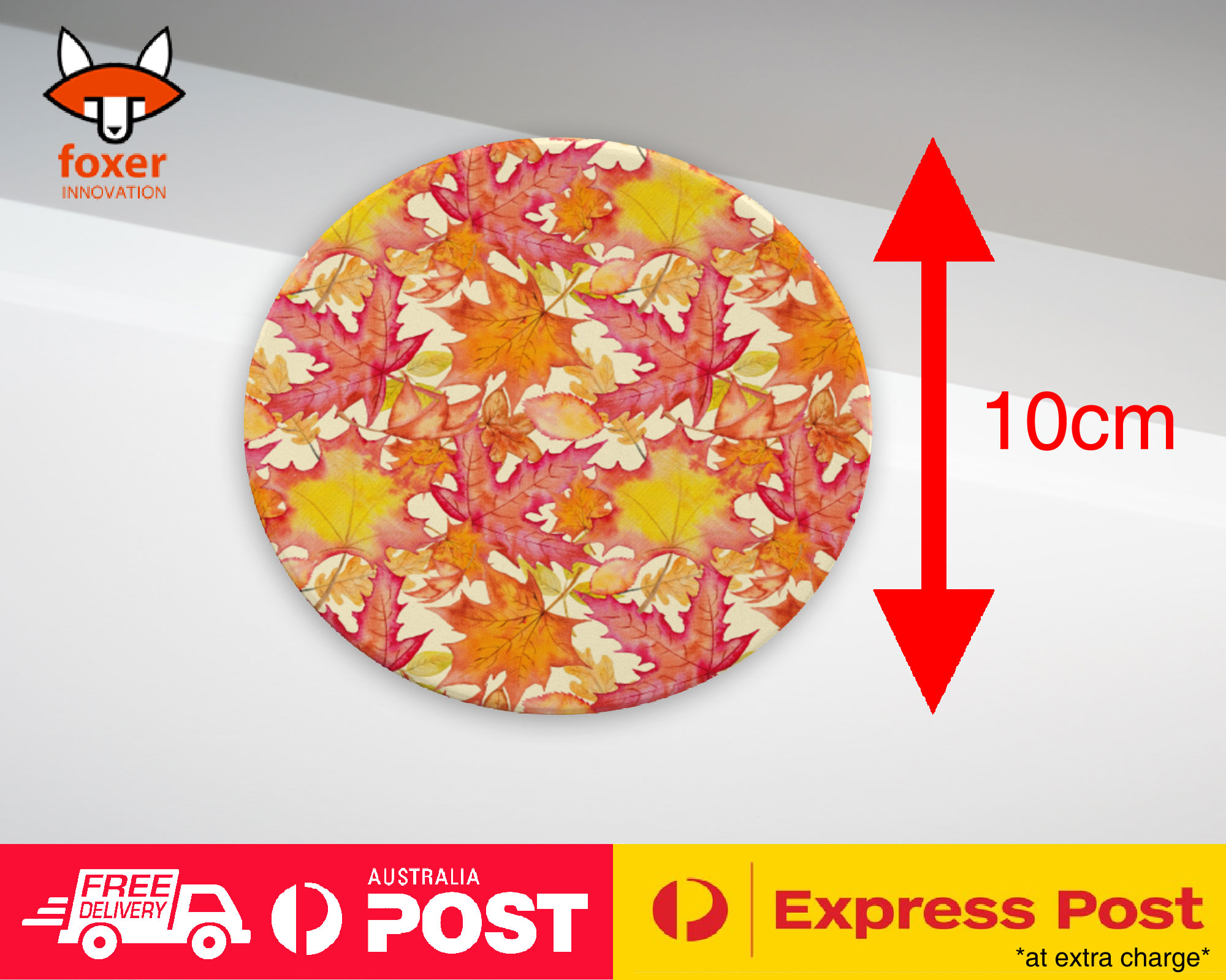 COASTER COFFEE DRINKING MAT|FALL AUTUMN LEAVES PATTERN 2
