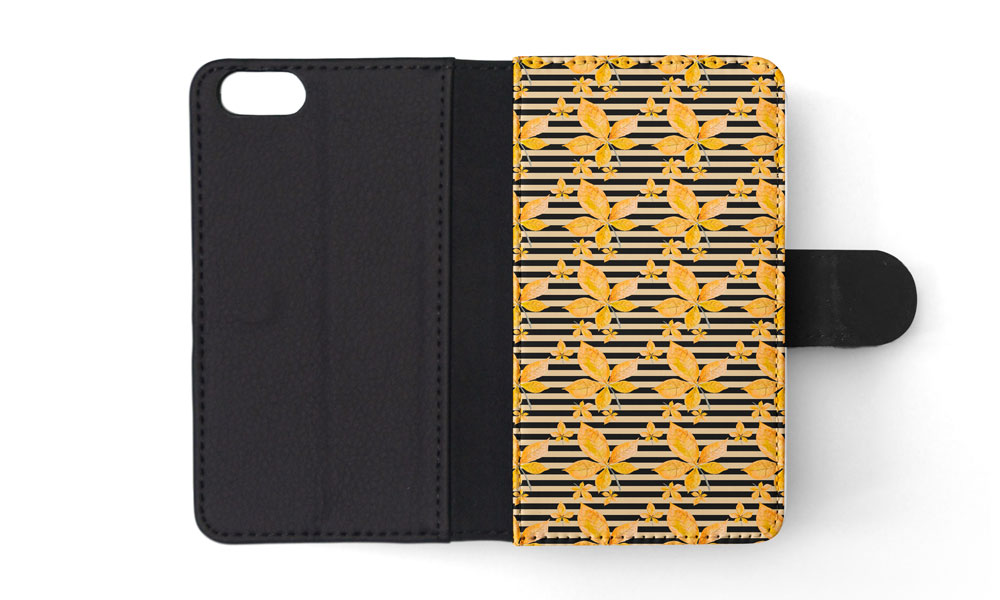 FLIP CASE FOR APPLE IPHONE|FALL AUTUMN LEAVES PATTERN 5 - Bild 172 von 193